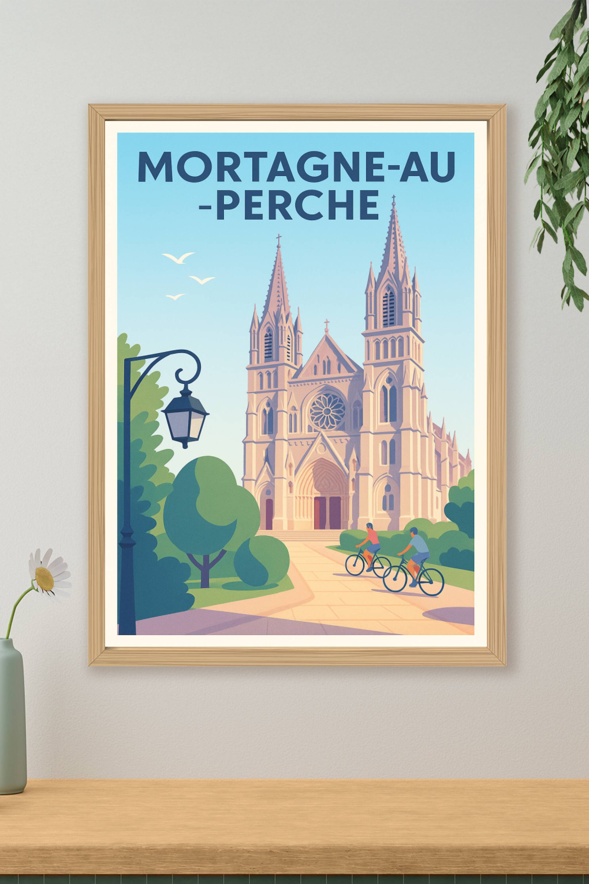 Affiche de Mortagne-au-Perche - Charme pittoresque et patrimoine