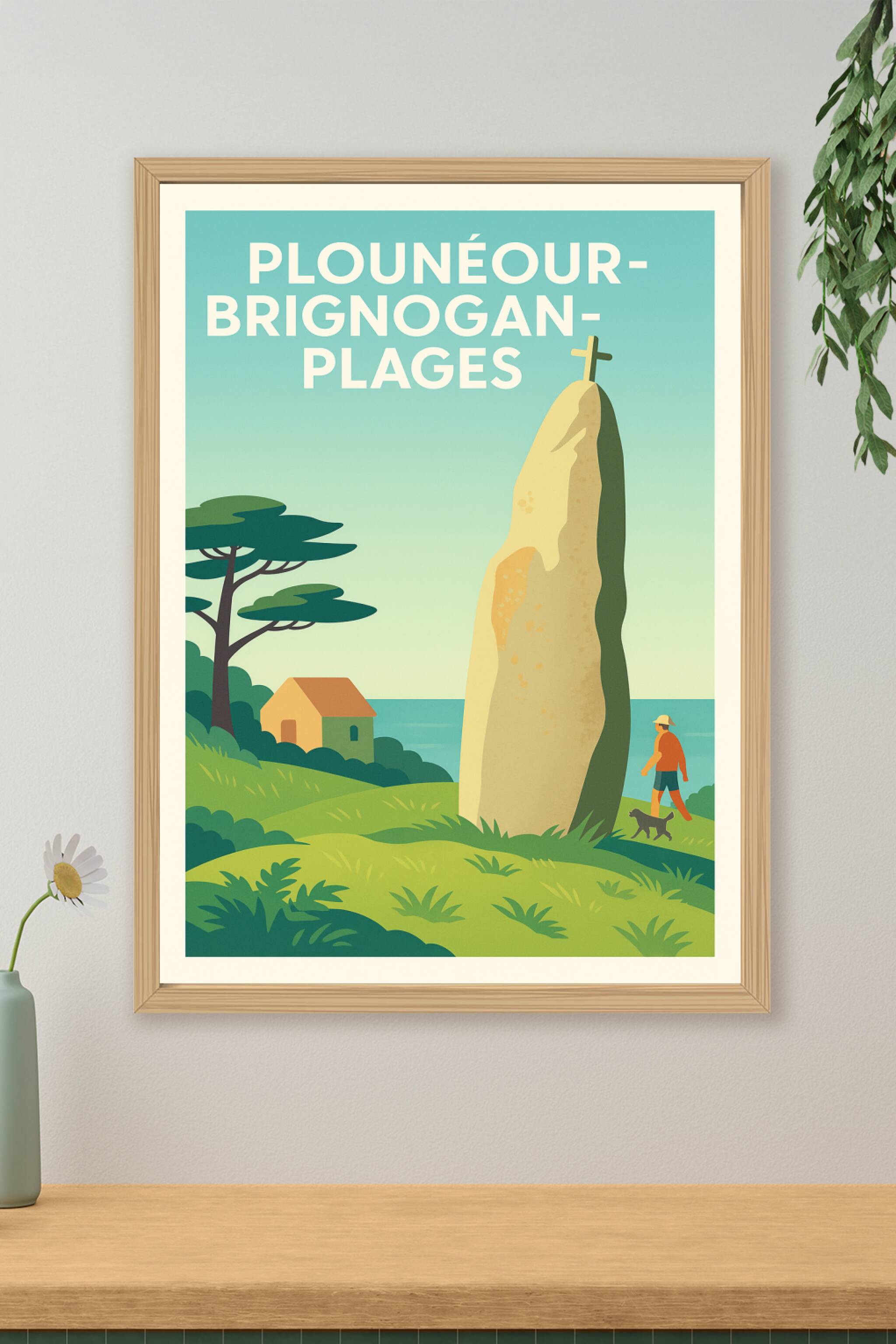 Affiche de Plounéour-Brignogan-Plages - Escapade bretonne entre mer et nature