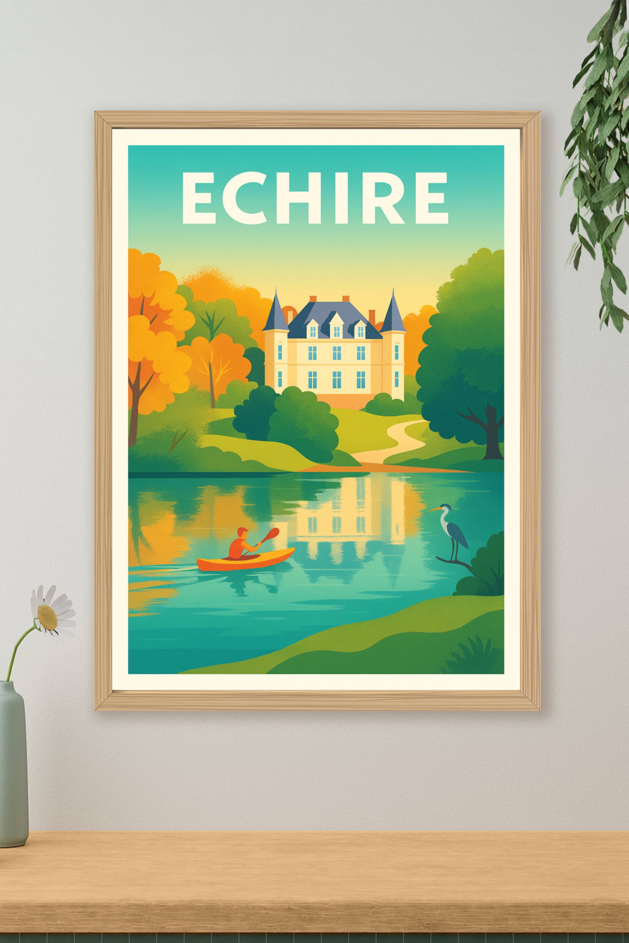 Affiche de Échiré - Escapade paisible au bord de l'eau