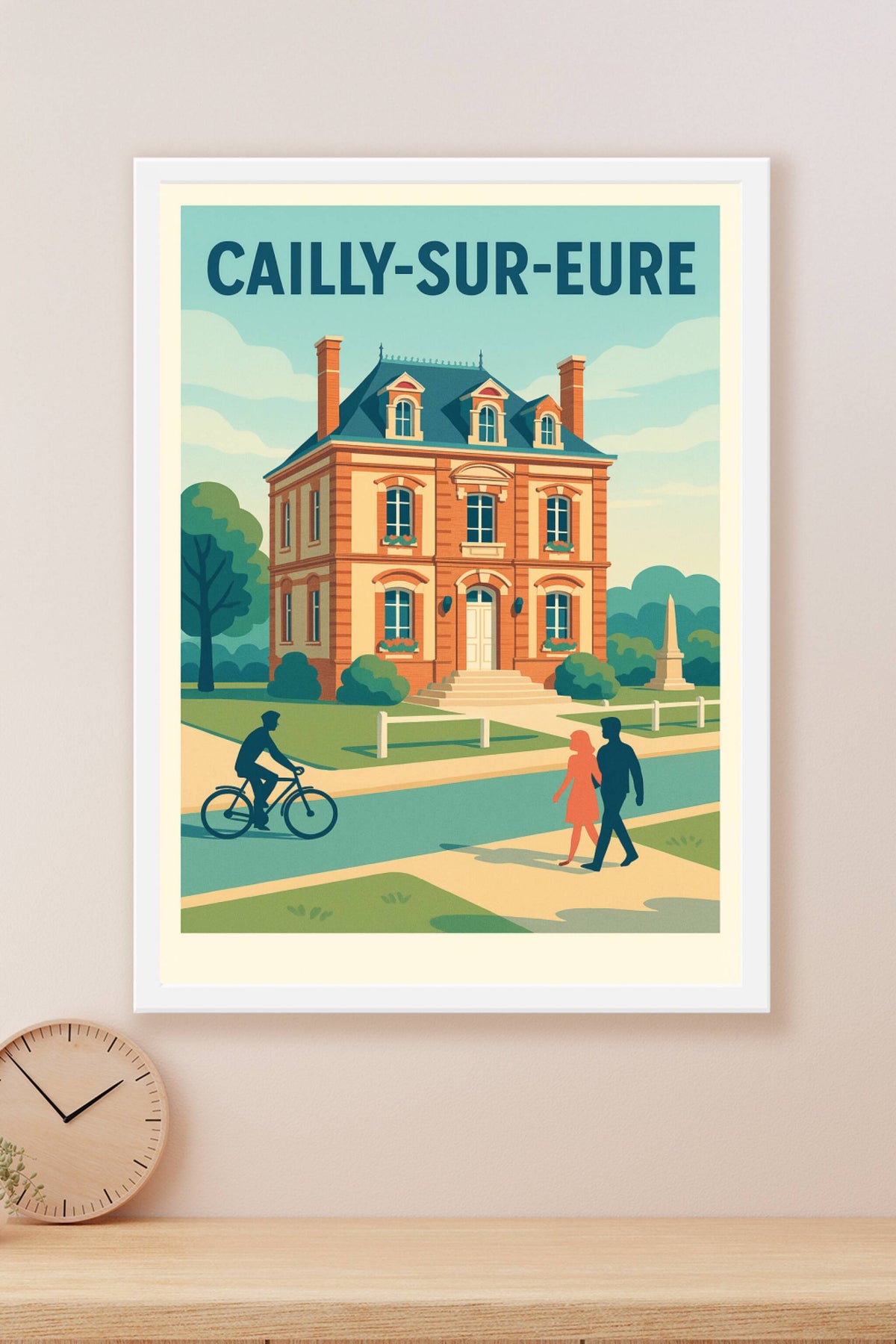 Affiche de Cailly-sur-Eure - Charme et élégance en bord de rivière