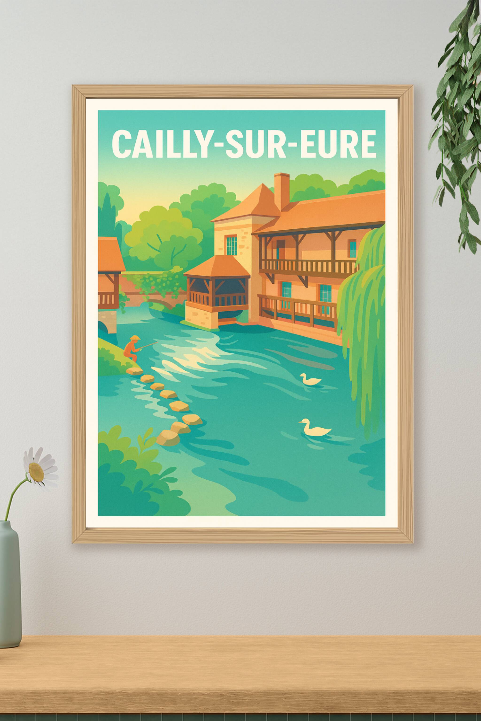 Affiche de Cailly-sur-Eure - Charme bucolique au fil de l'eau