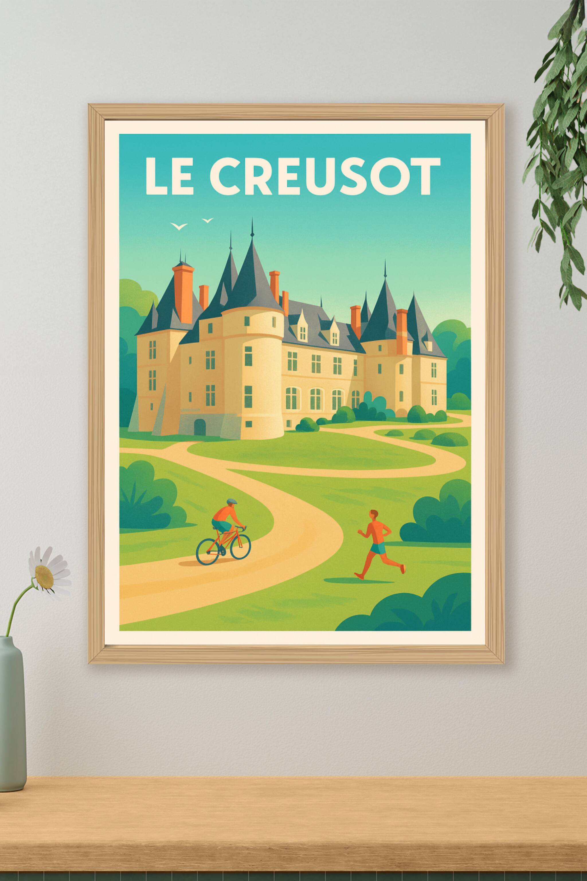 Affiche de Le Creusot - Charme et élégance au cœur du patrimoine