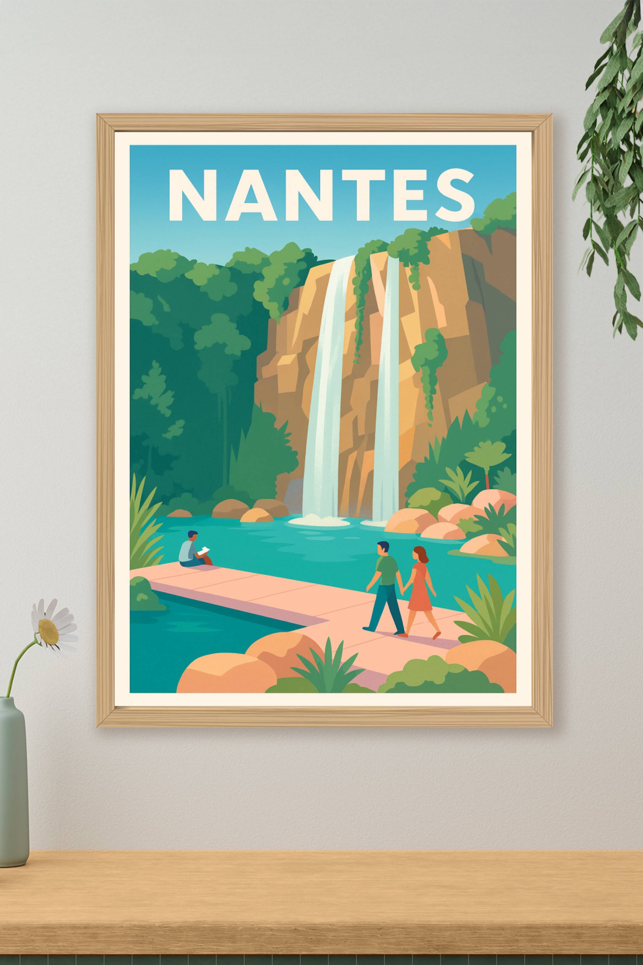 Affiche de Nantes - Escapade nature au cœur de la ville