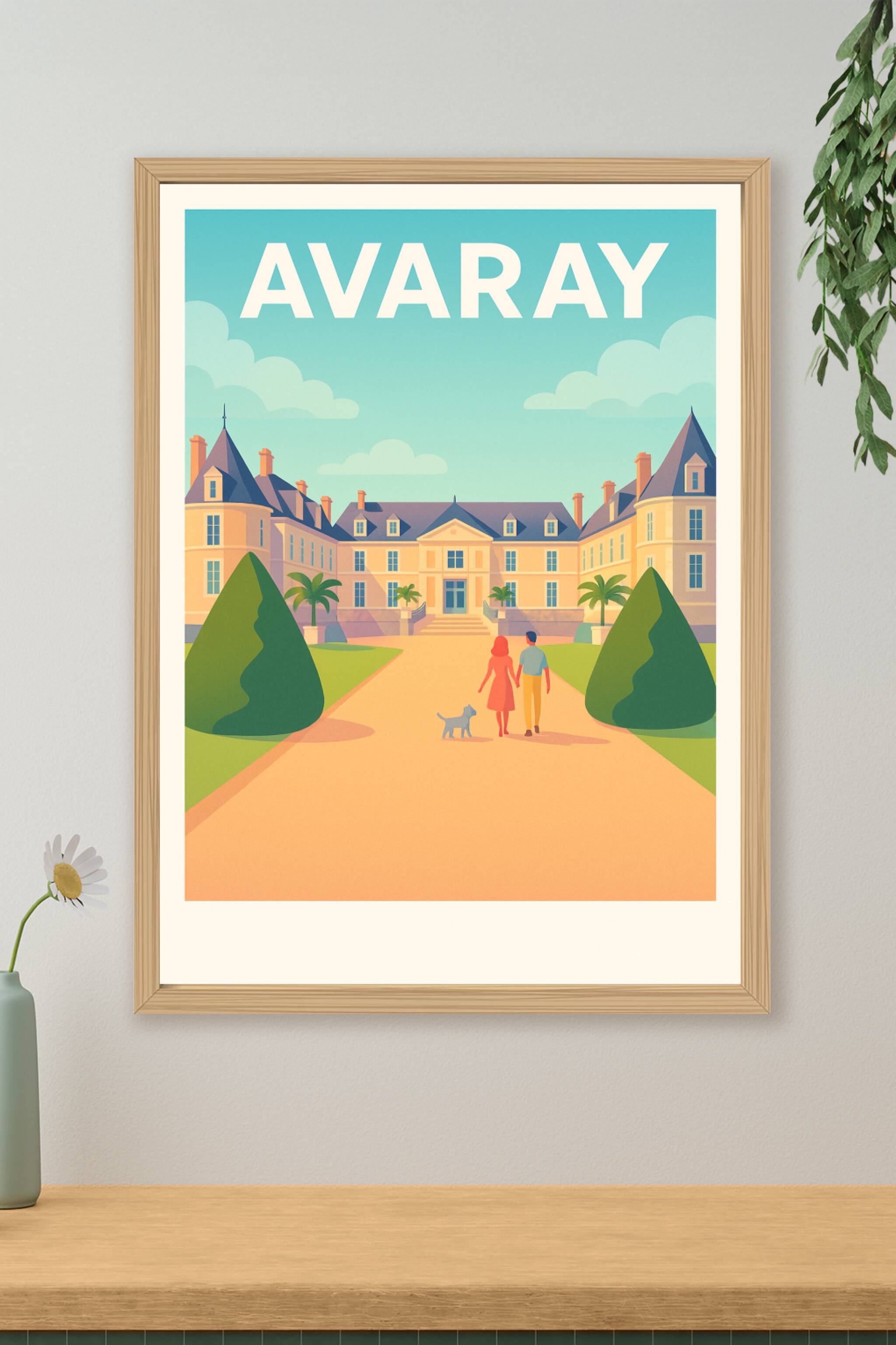 Affiche de Avaray - Élégance et sérénité du Château