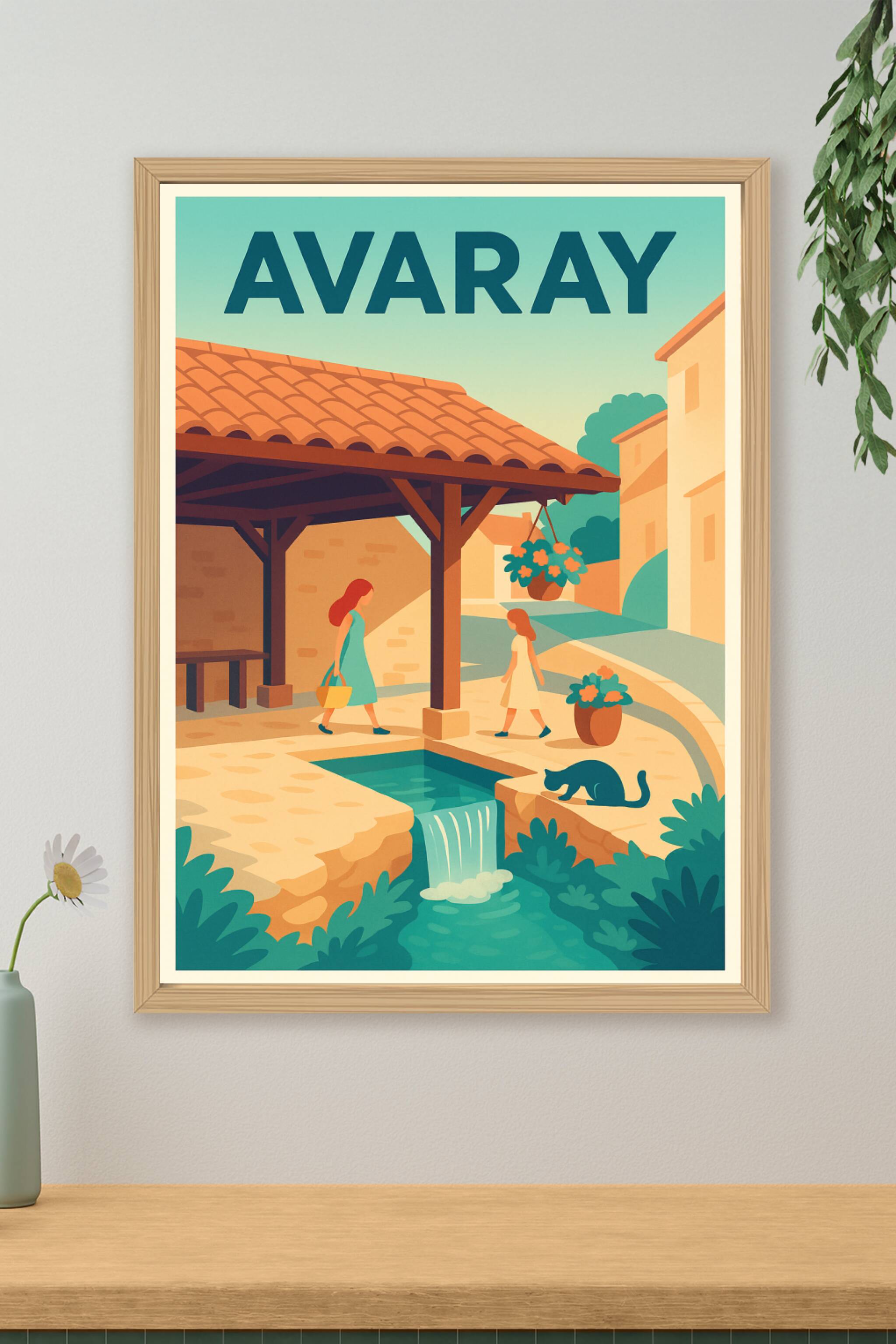 Affiche de Avaray - Douceur et sérénité au fil de l'eau