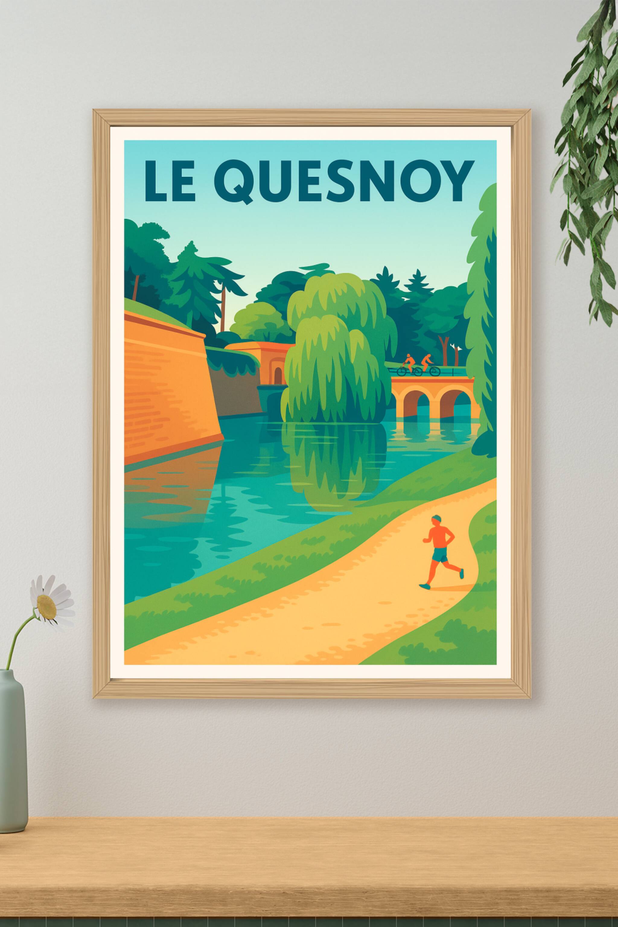 Affiche de Le Quesnoy - Tranquillité et Nature au Cœur de la Ville