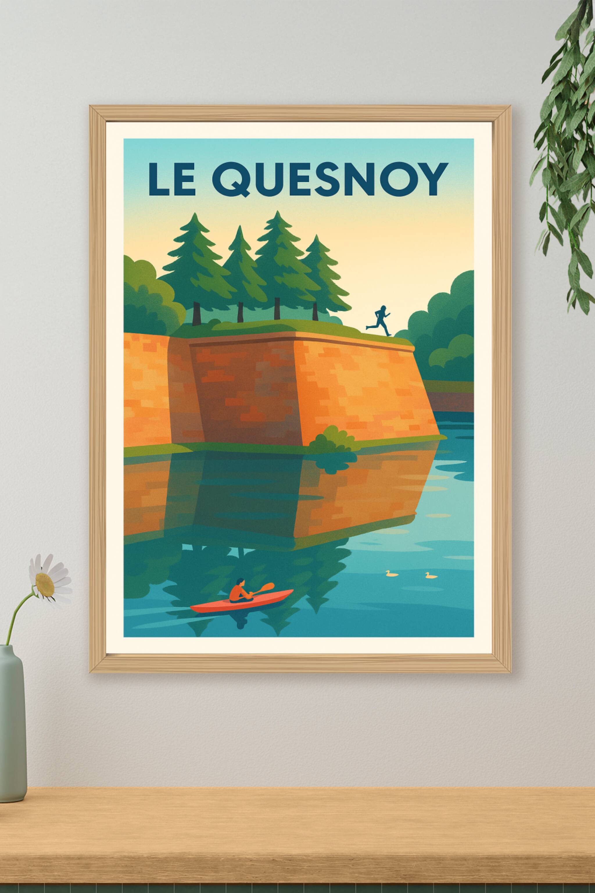 Affiche de Le Quesnoy - Nature et Fortifications en Harmonie
