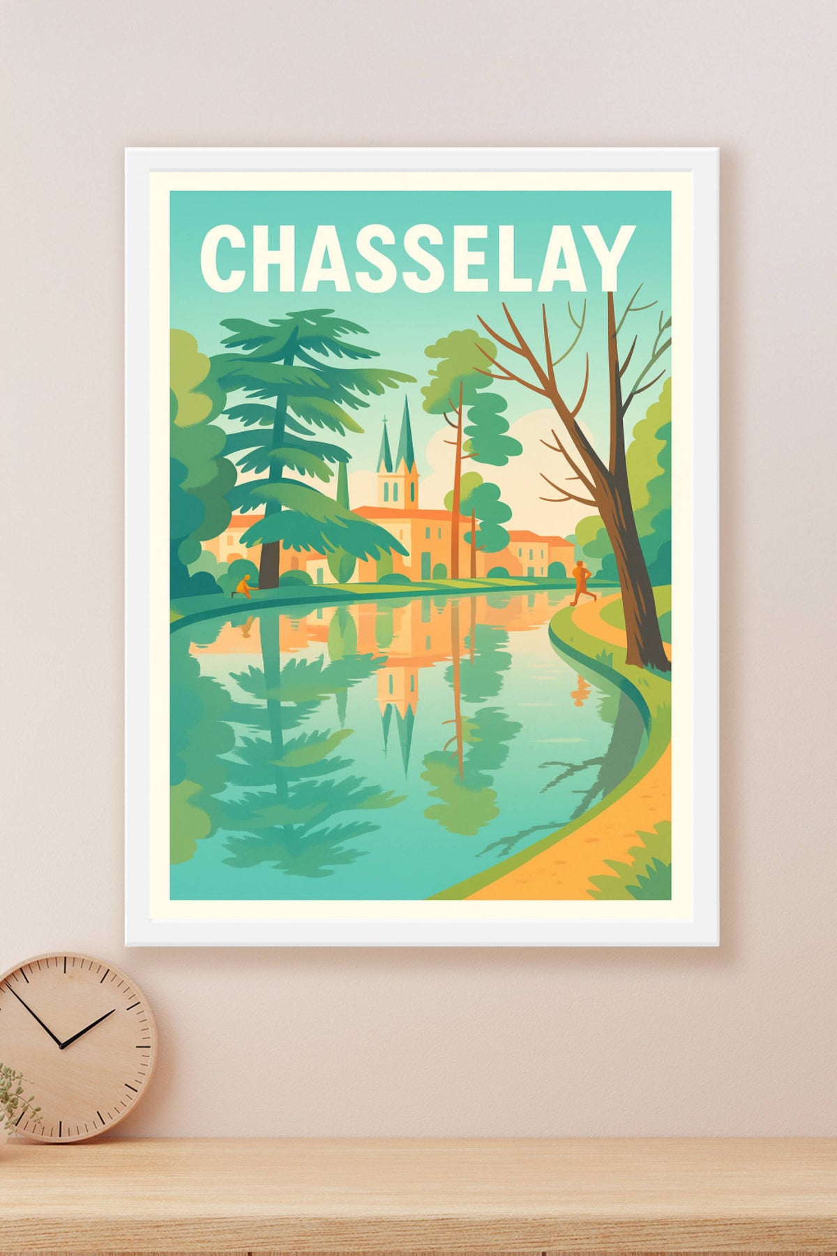 Affiche de Chasselay - L'élégance paisible du Rhône