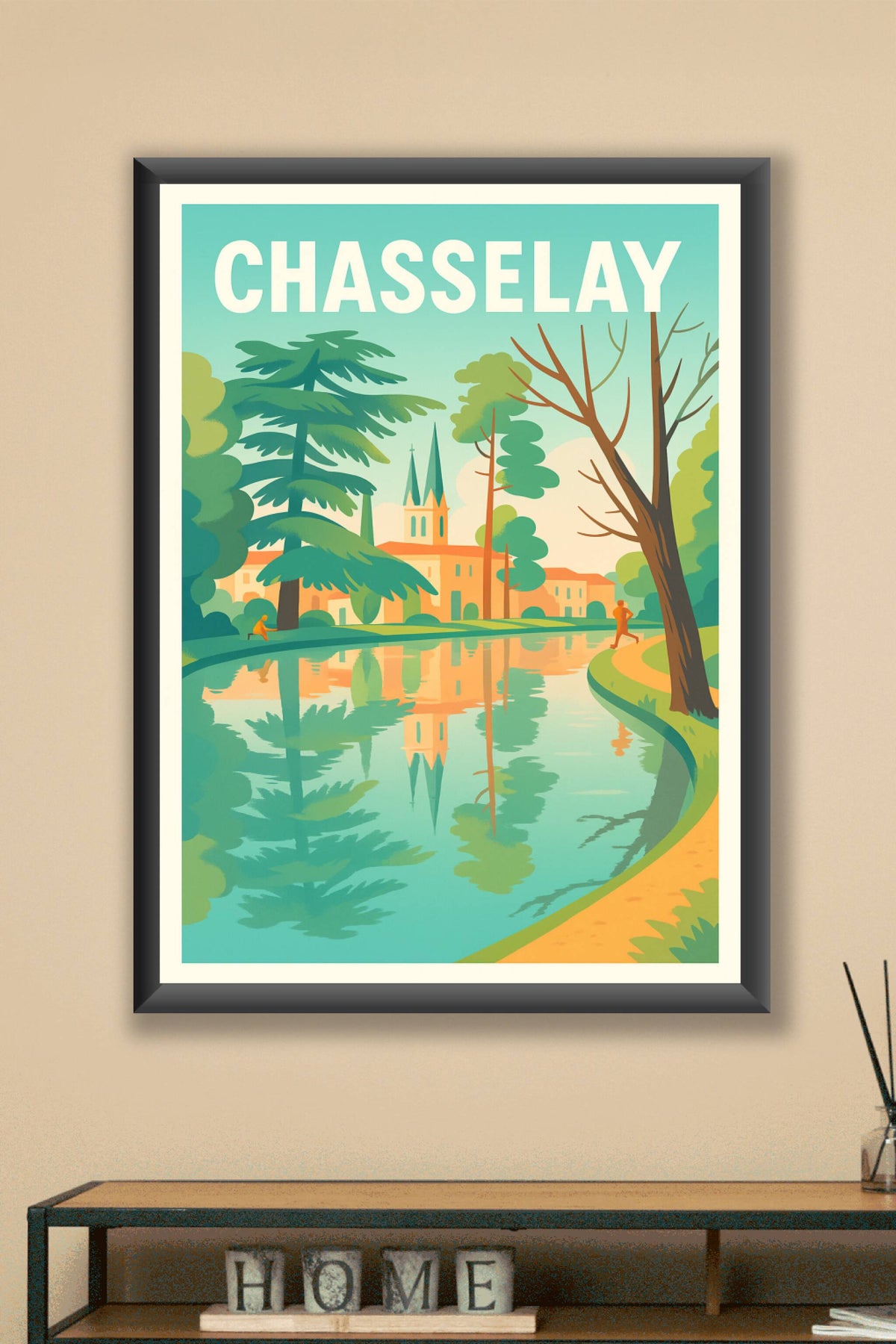 Affiche de Chasselay - L'élégance paisible du Rhône