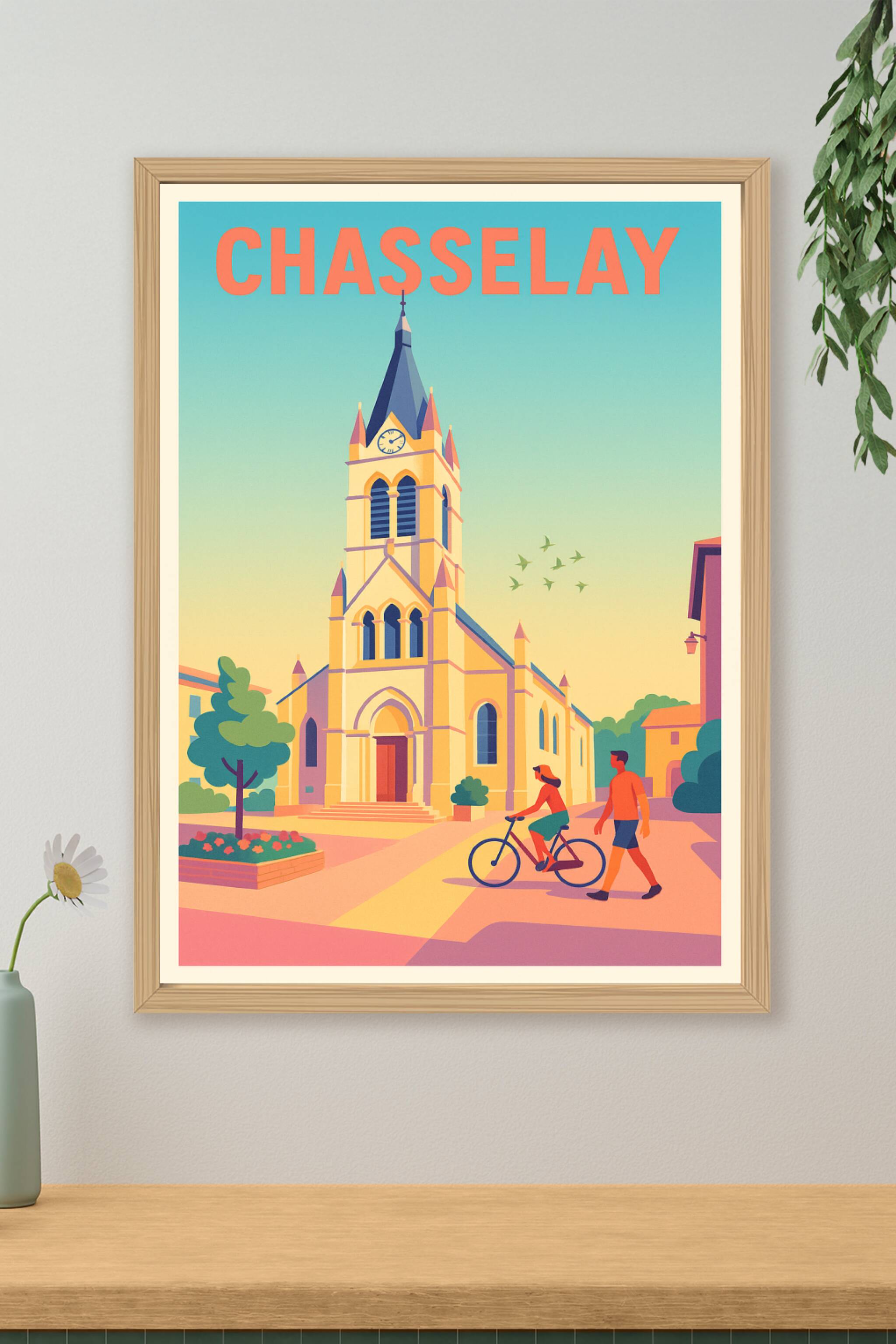 Affiche de Chasselay - Charme paisible et authenticité