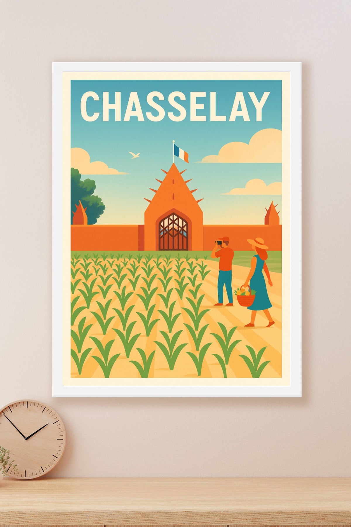 Affiche de Chasselay - Charme rural et patrimoine historique