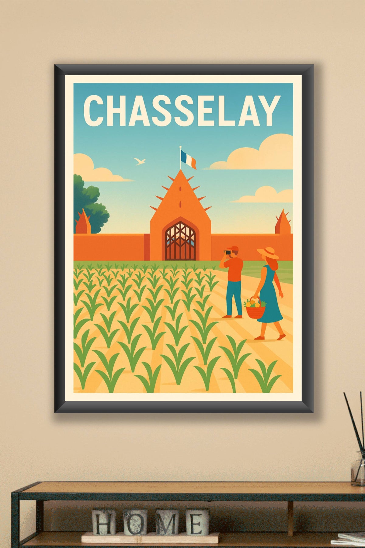 Affiche de Chasselay - Charme rural et patrimoine historique