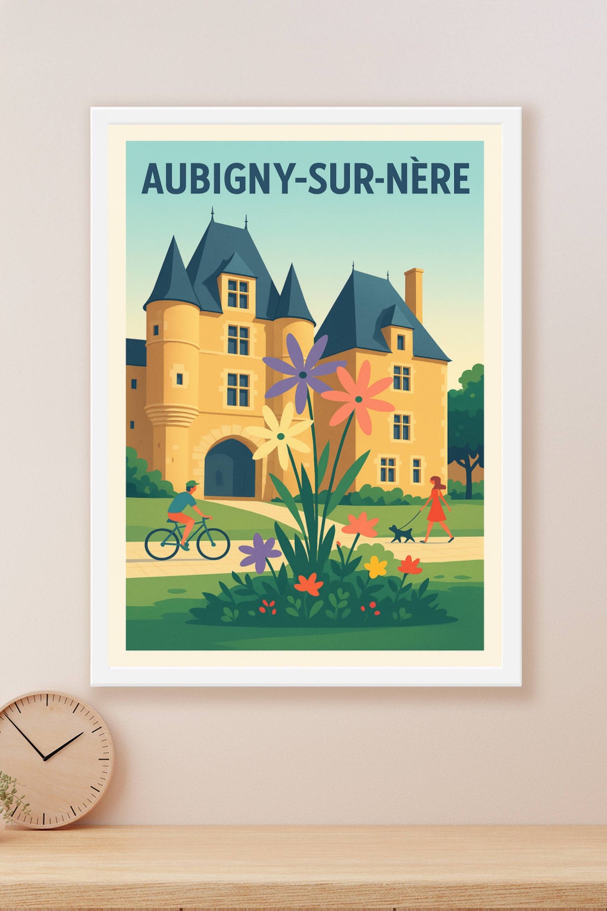Affiche de Aubigny-sur-Nère - Charme et sérénité au cœur du Berry