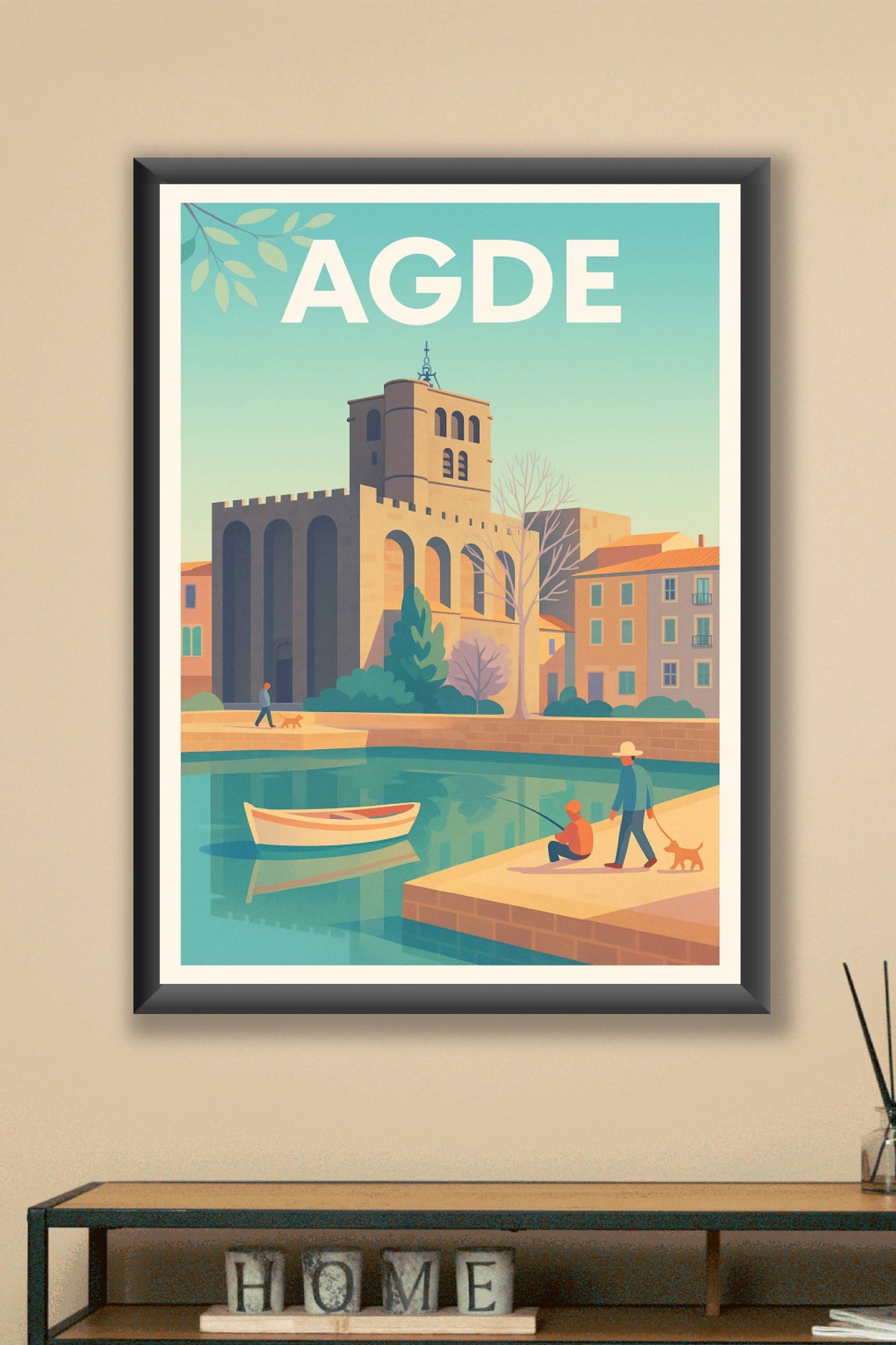 Affiche de Agde - Sérénité au bord de l'eau