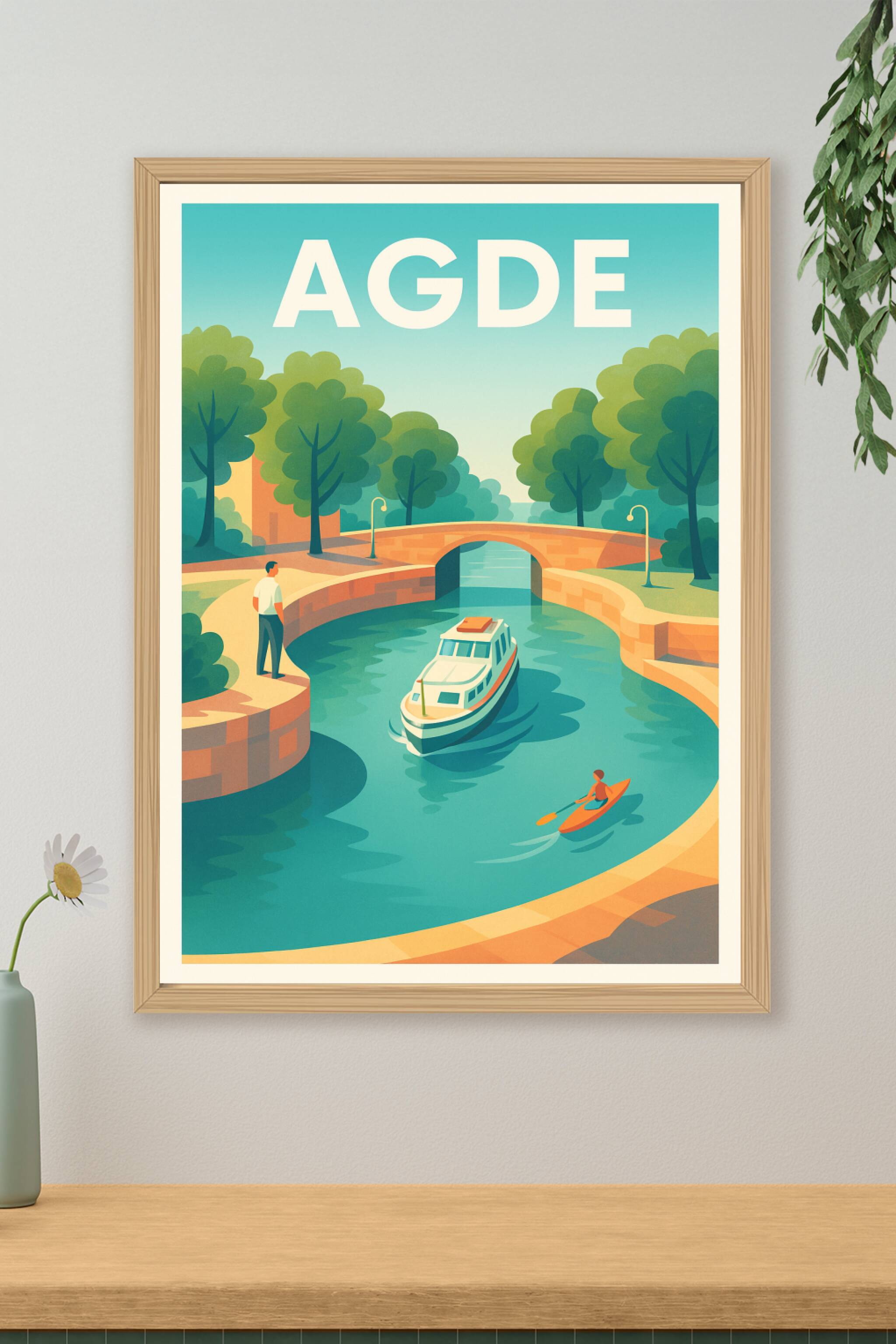 Affiche de Agde - Évasion au fil de l'eau