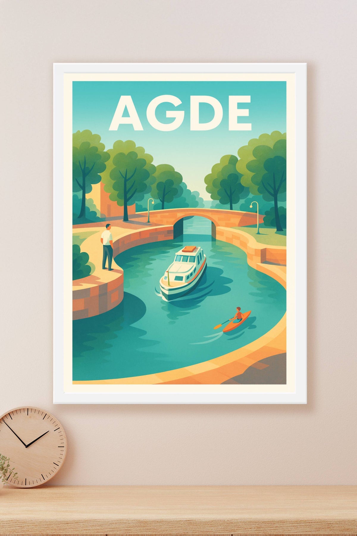 Affiche de Agde - Évasion au fil de l'eau