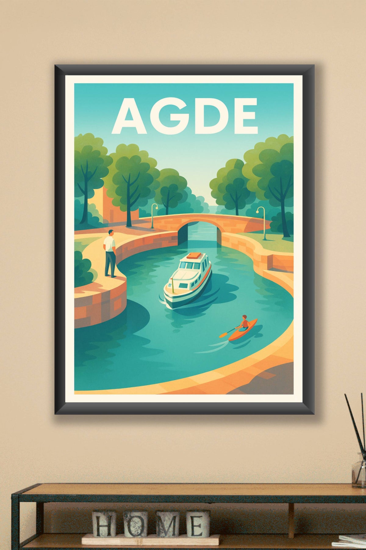 Affiche de Agde - Évasion au fil de l'eau