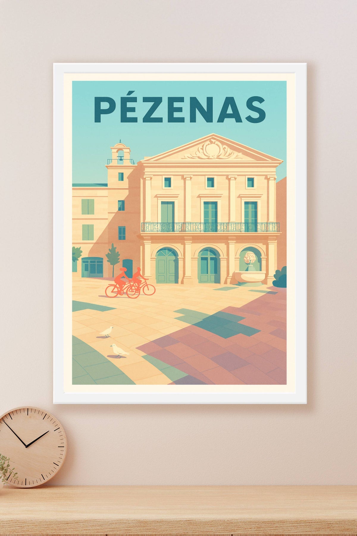 Affiche de Pézenas - Charme et lumière méditerranéenne