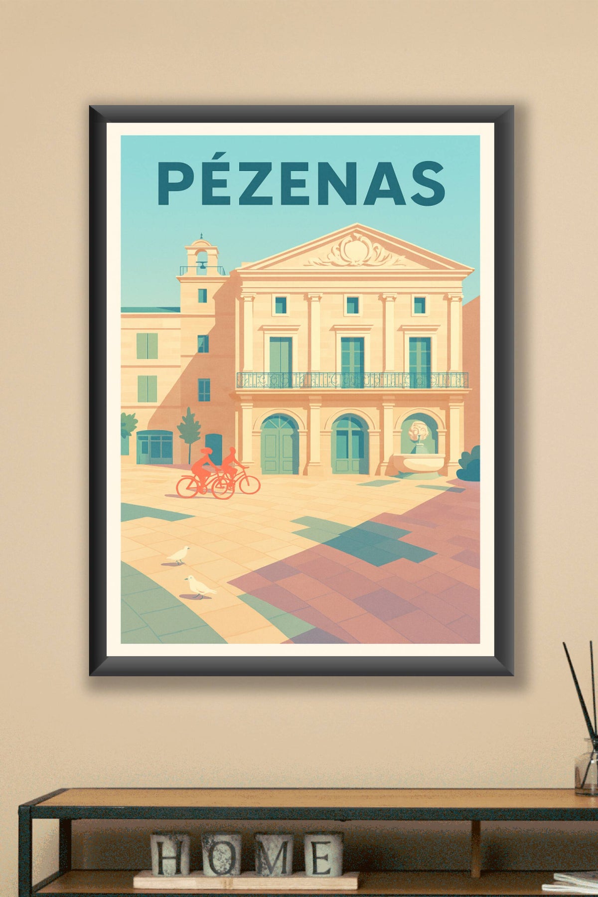 Affiche de Pézenas - Charme et lumière méditerranéenne