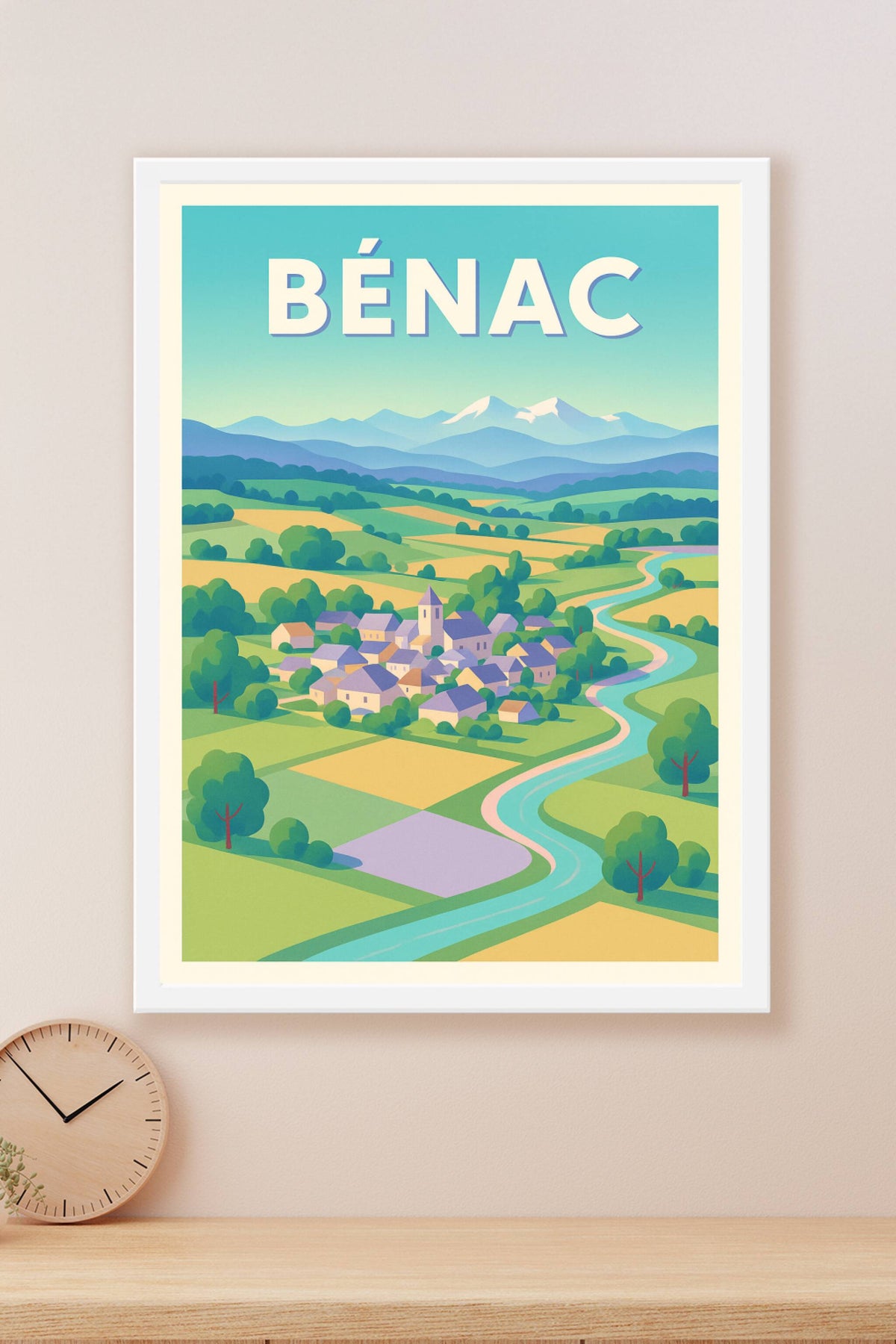 Affiche de Bénac - Charme bucolique au cœur des Pyrénées