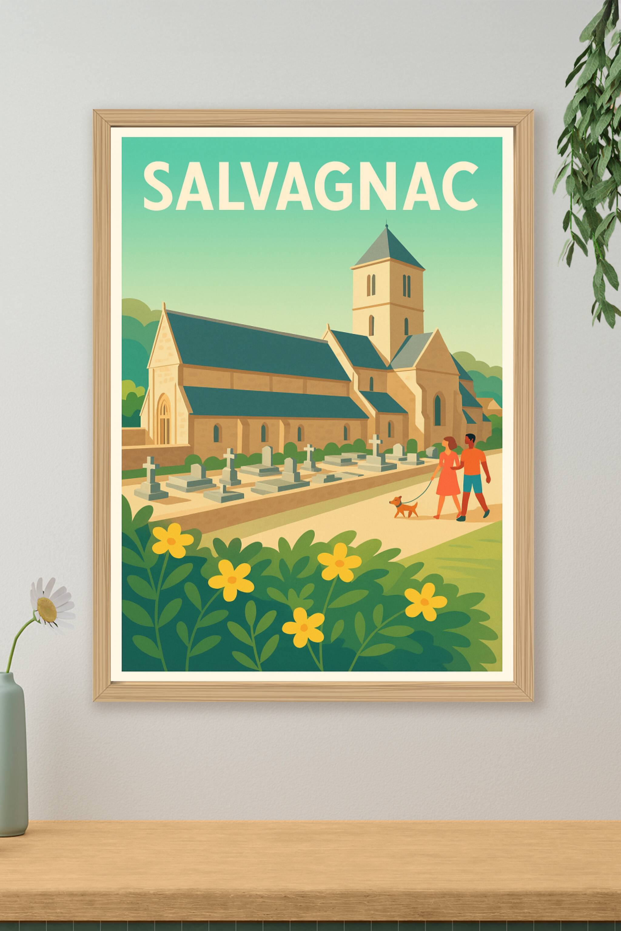 Affiche de Salvagnac - Charme bucolique et patrimoine