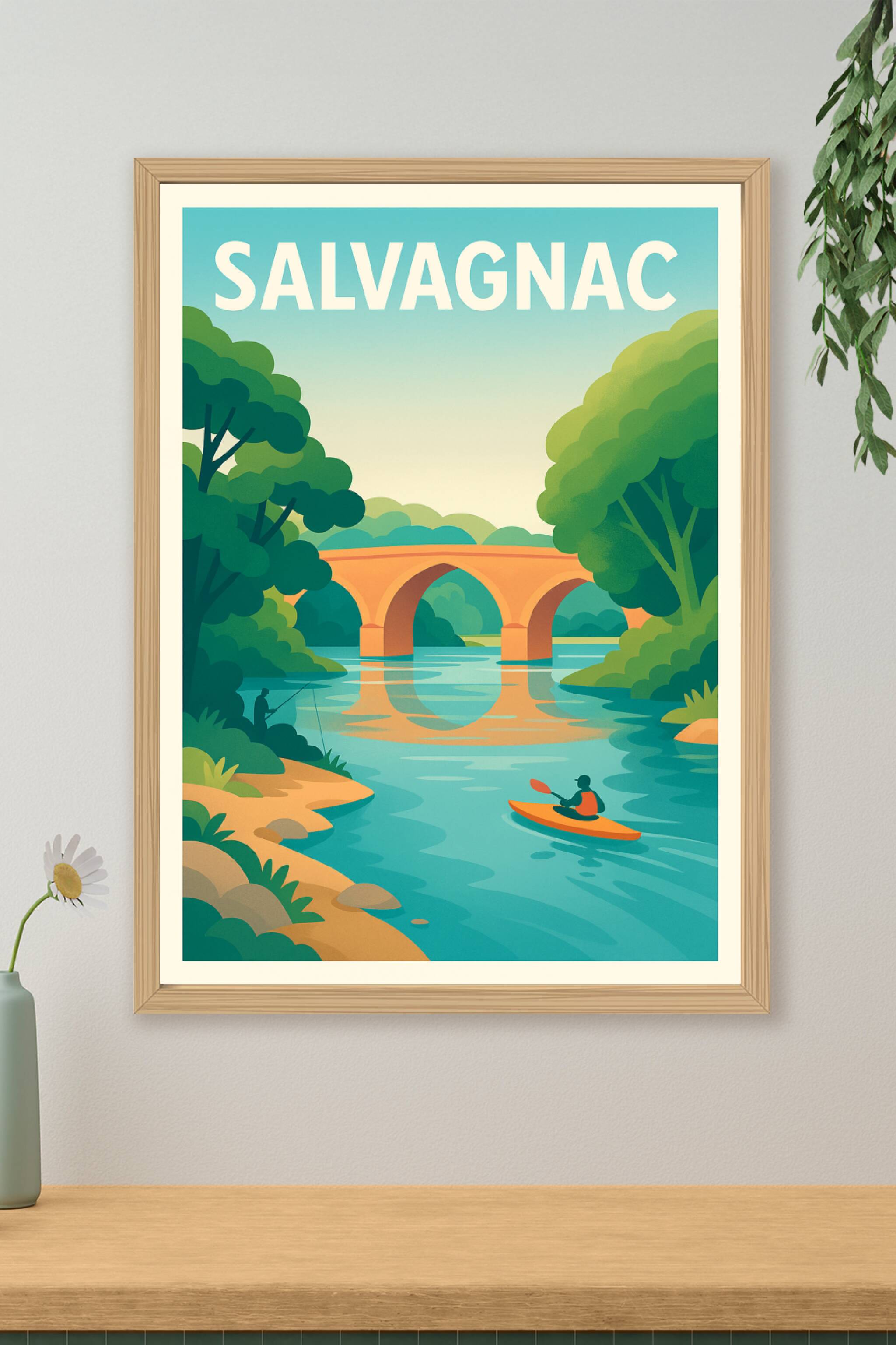 Affiche de Salvagnac - Escapade Nature au Fil de l'Eau