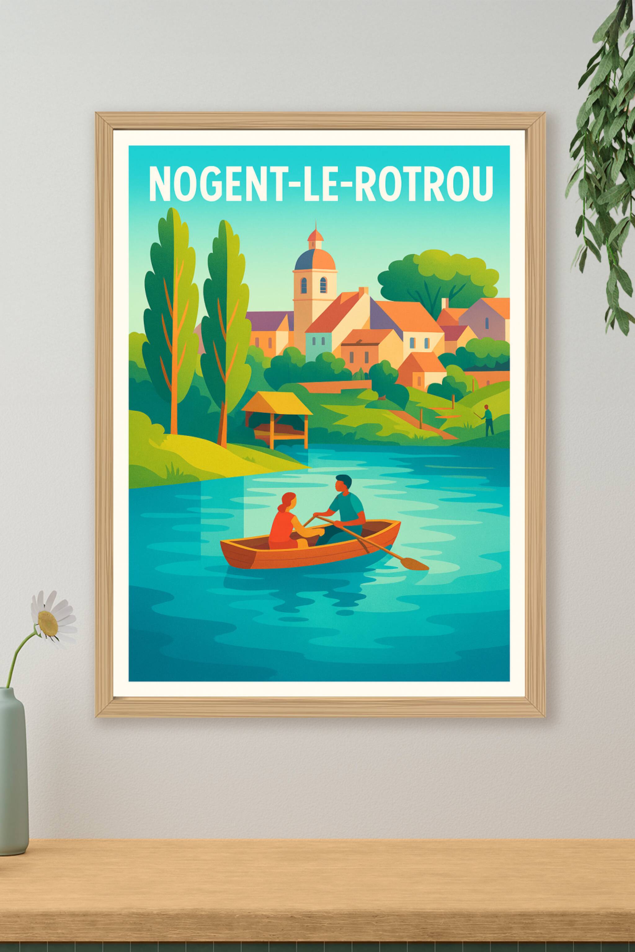 Affiche de Nogent-le-Rotrou - Sérénité au fil de l'eau