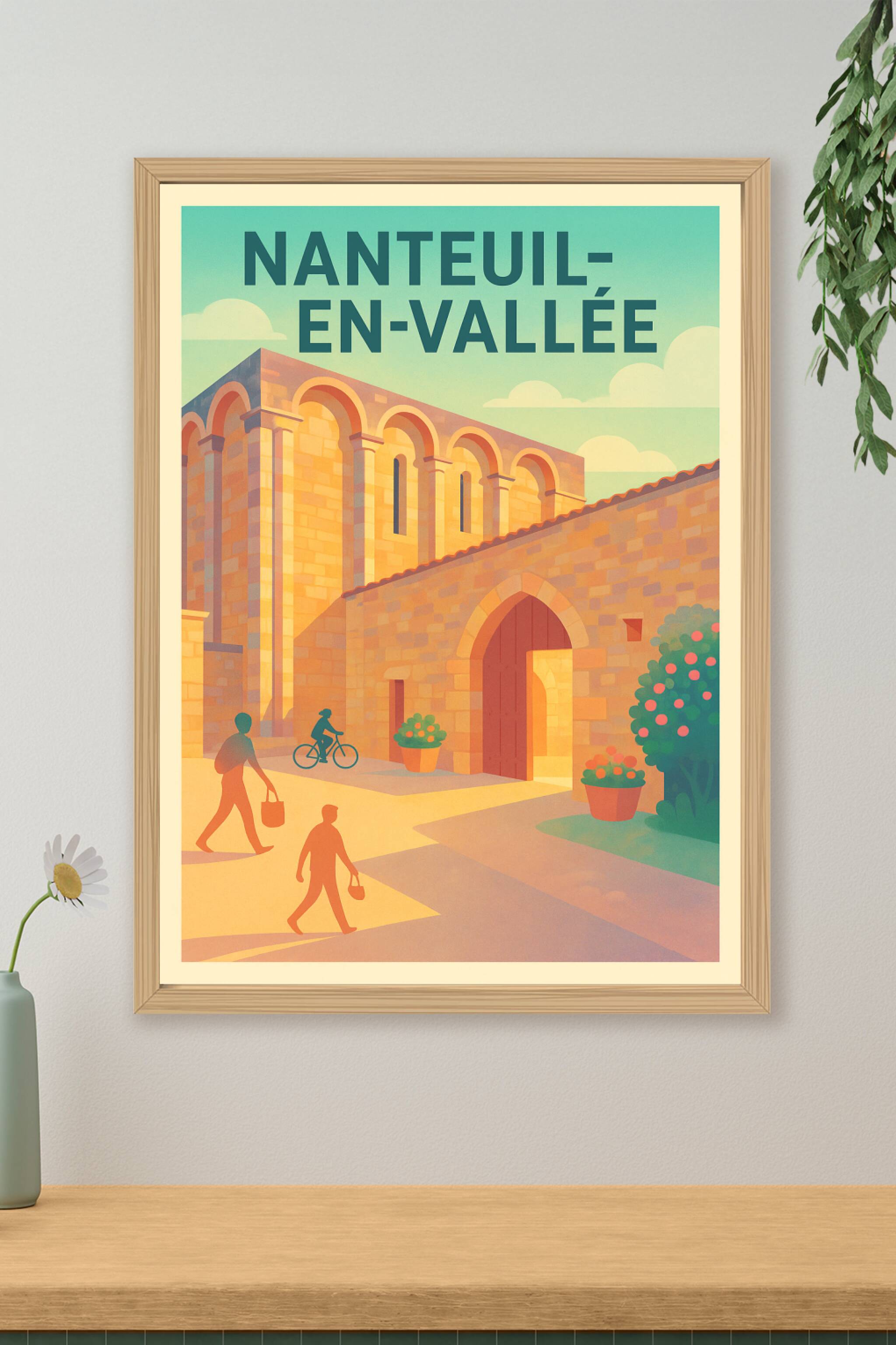 Affiche de Nanteuil-en-Vallée - Charme et douceur au cœur de la vallée