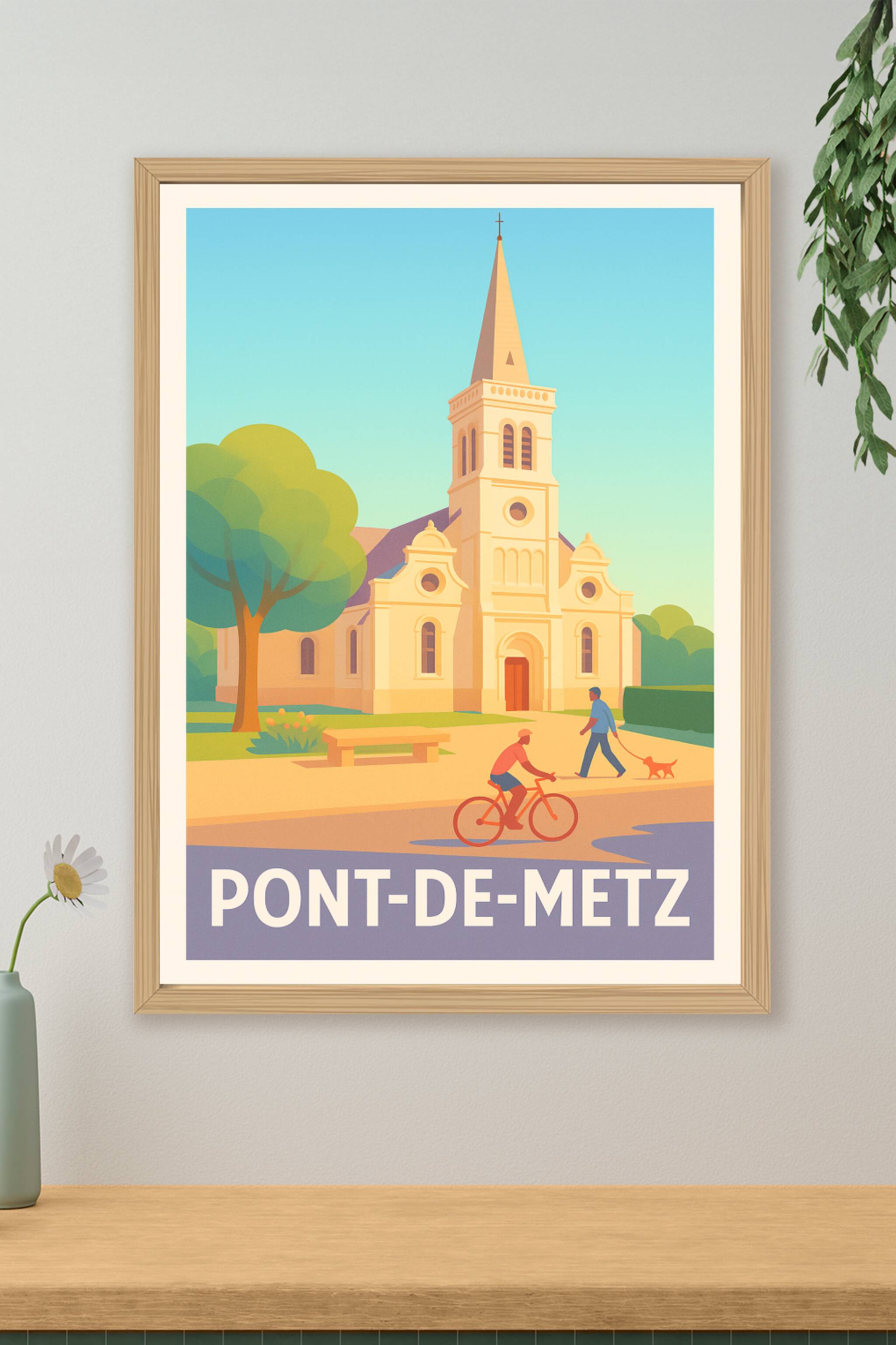 Affiche de Pont-de-Metz - Charme bucolique et sérénité
