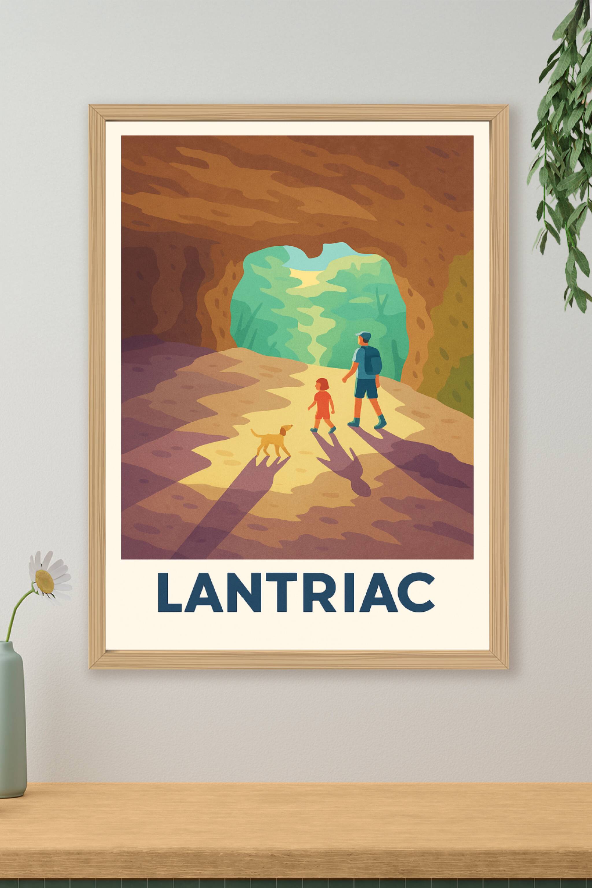Affiche de Lantriac - Évasion en pleine nature