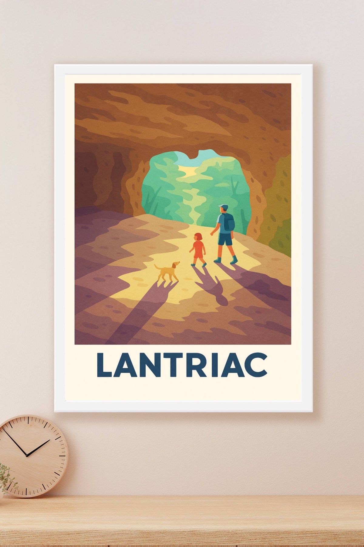 Affiche Lantriac — Évasion en pleine nature · poster d'art de Lantriac