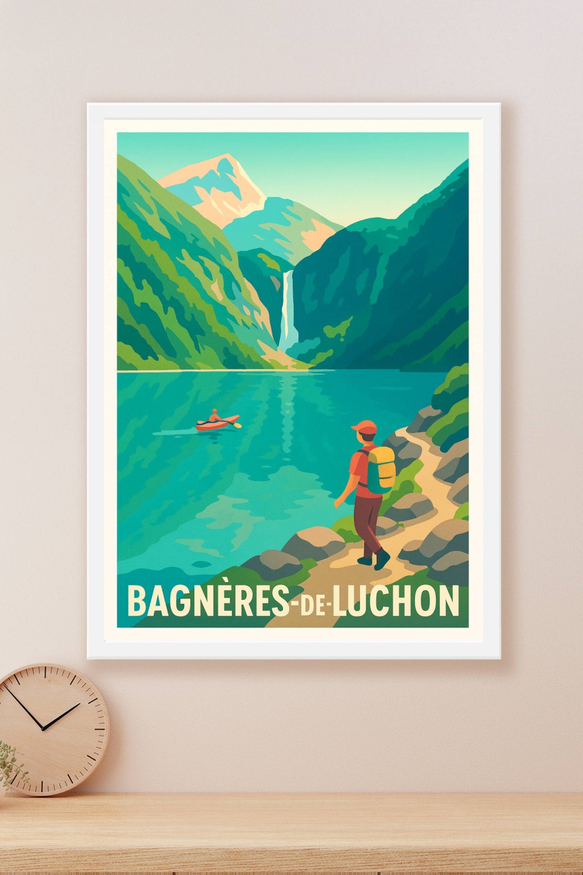 Affiche Bagnères-de-Luchon — Évasion Nature au Cœur des Pyrénées · poster d'art de Bagnères-de-Luchon