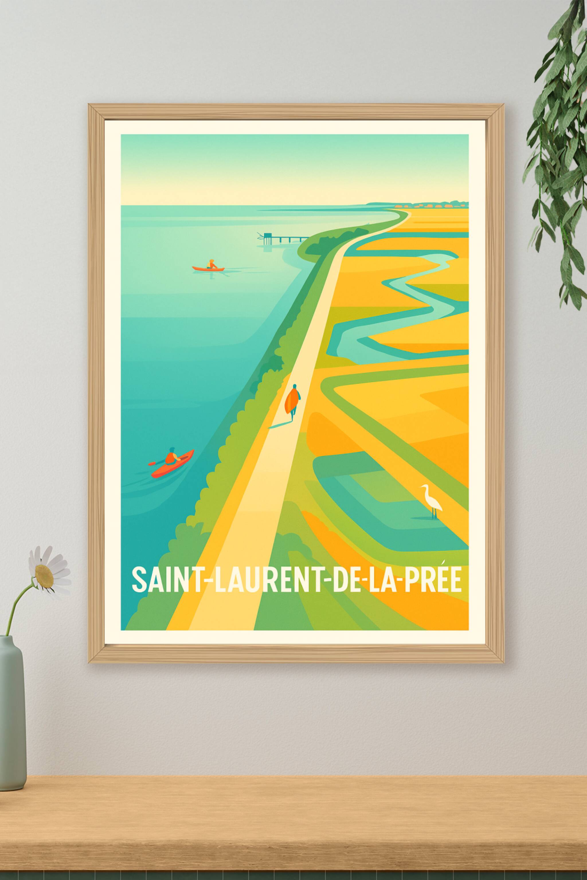 Affiche de Saint-Laurent-de-la-Prée - Escapade entre terre et mer