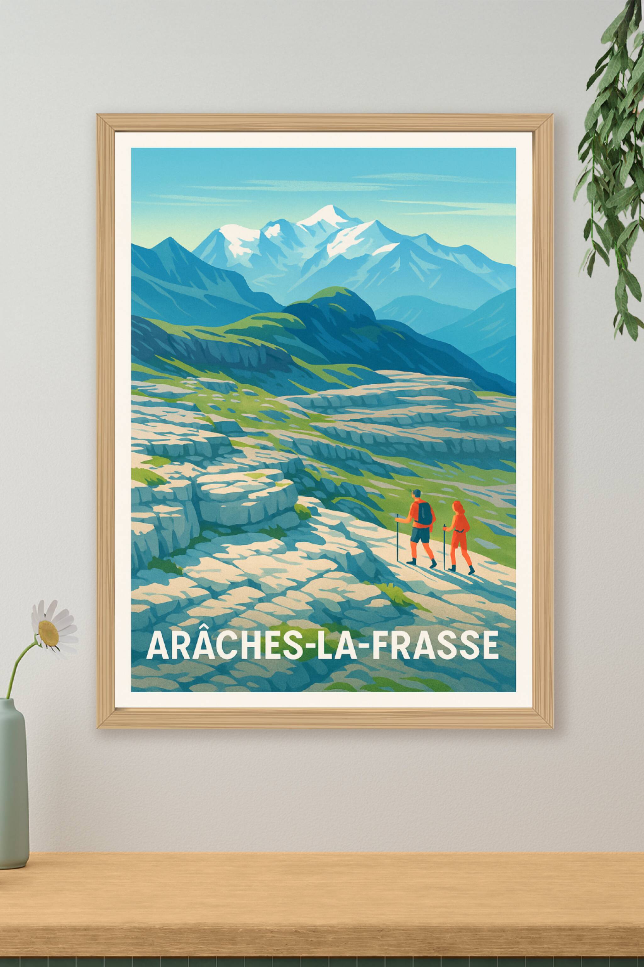 Affiche de Arâches-la-Frasse - Évasion en pleine nature alpine