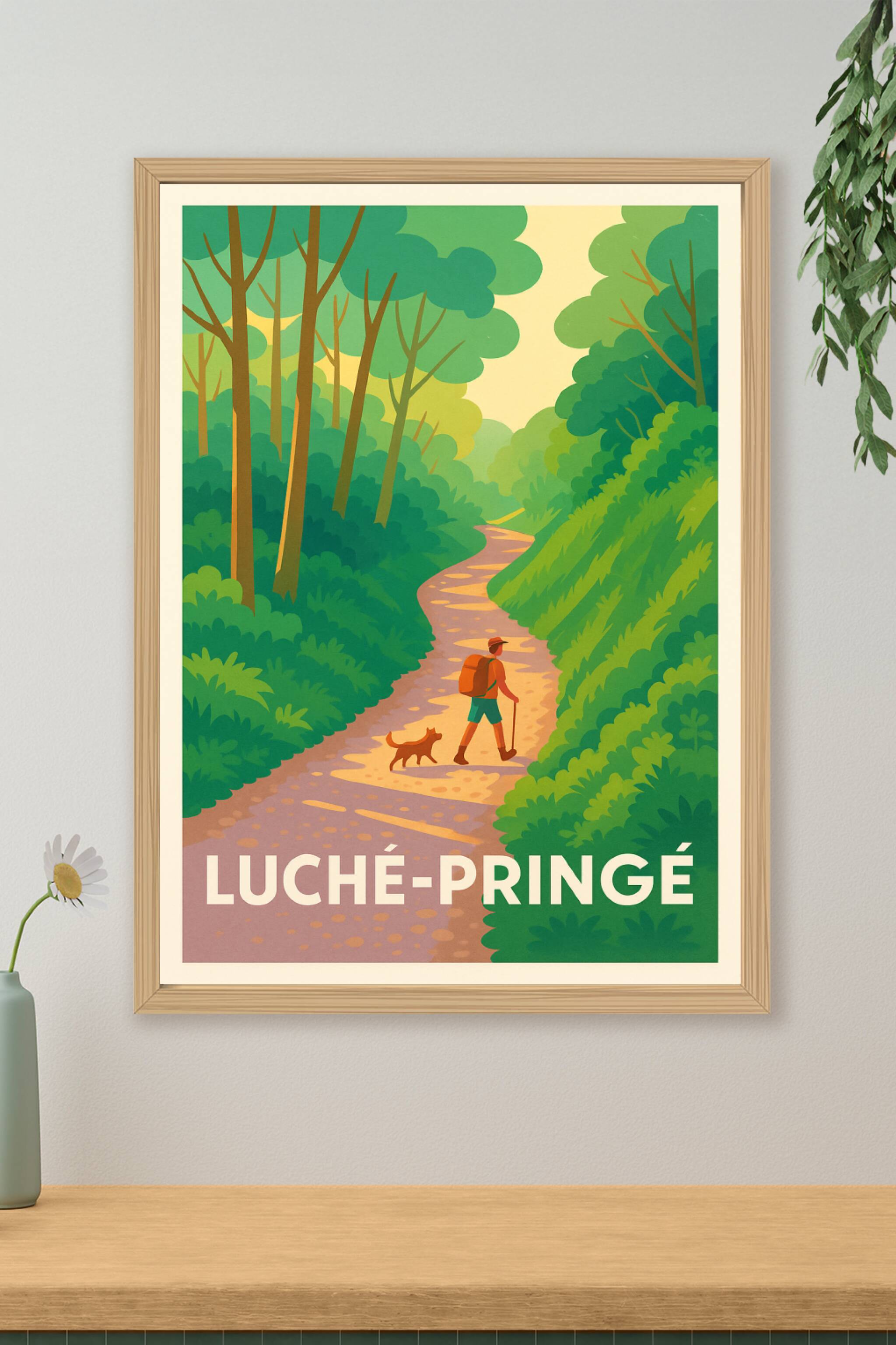 Affiche de Luché-Pringé - Escapade nature au cœur des bois