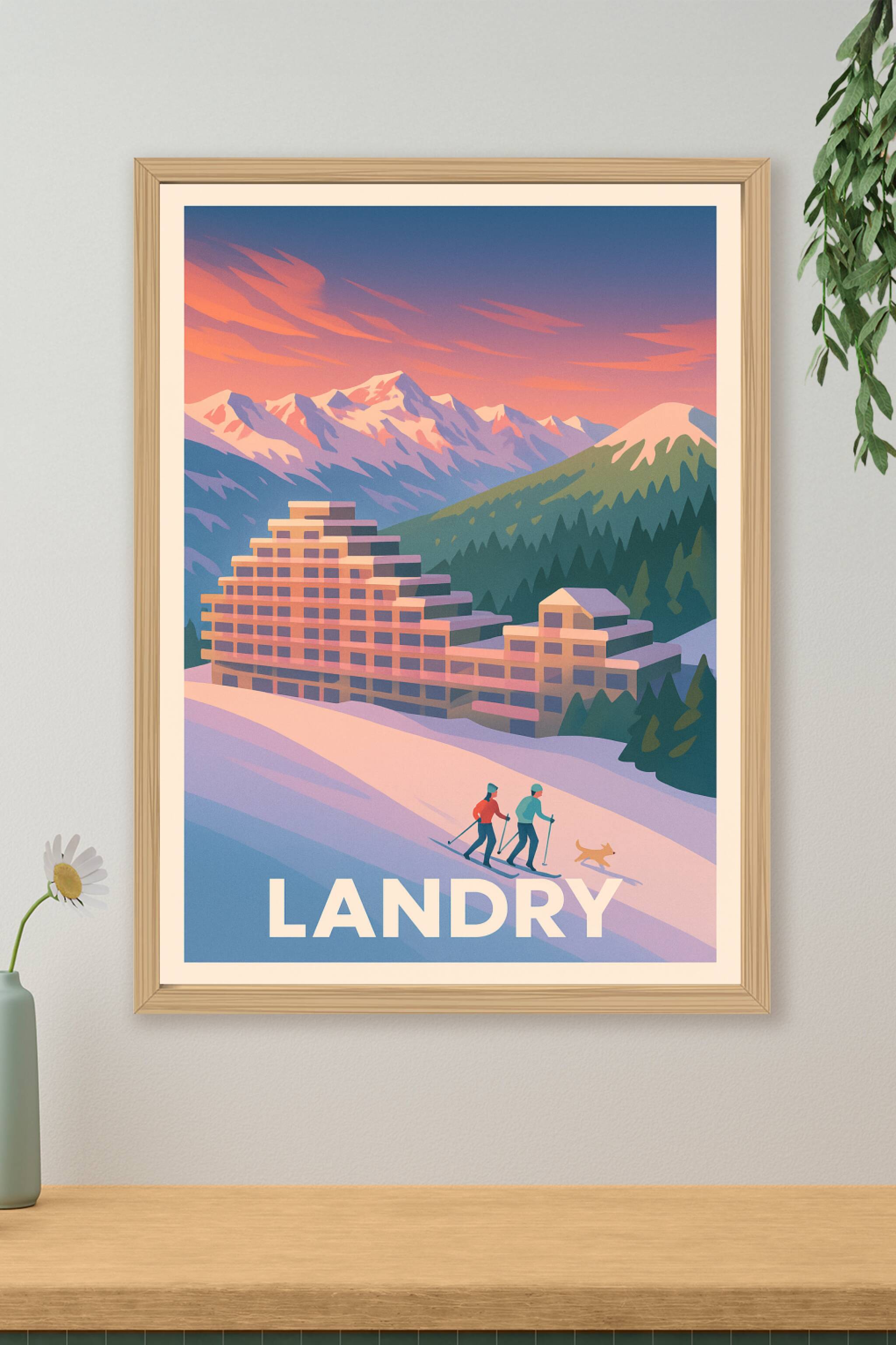 Affiche de Landry - Escapade hivernale en montagne