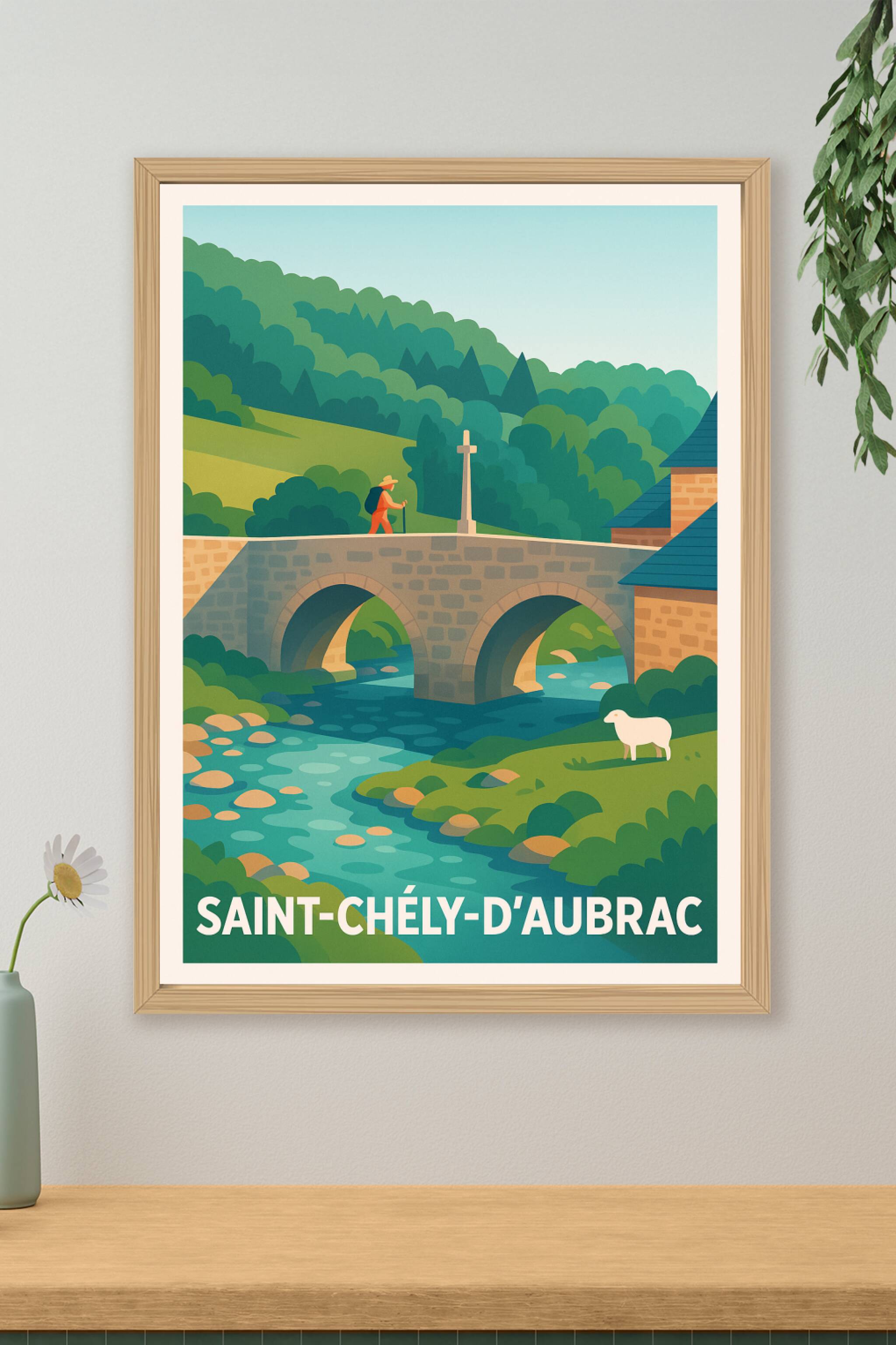Affiche de Saint-Chély-d'Aubrac - L'escapade nature intemporelle
