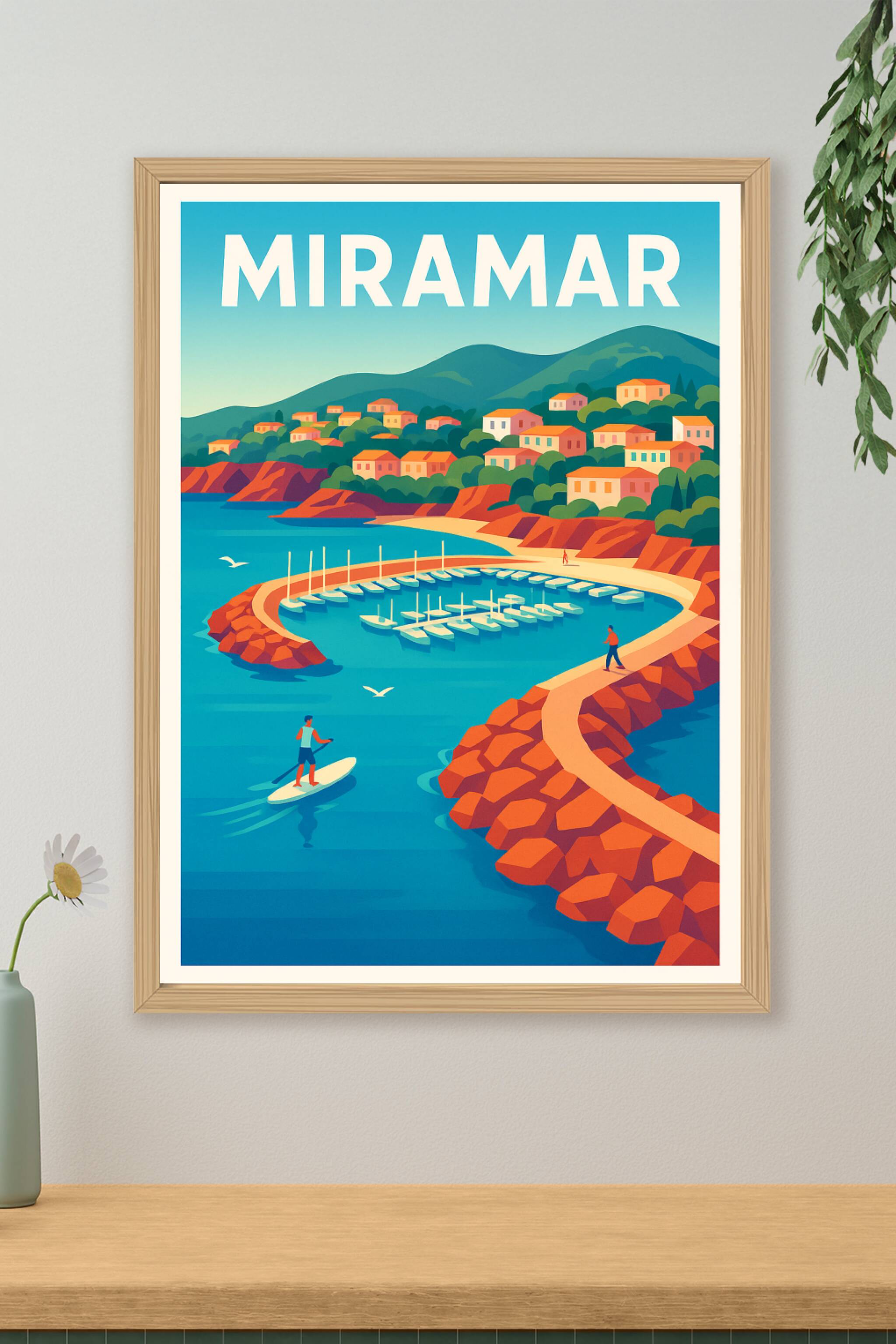 Affiche de Miramar - Évasion et douceur en bord de mer