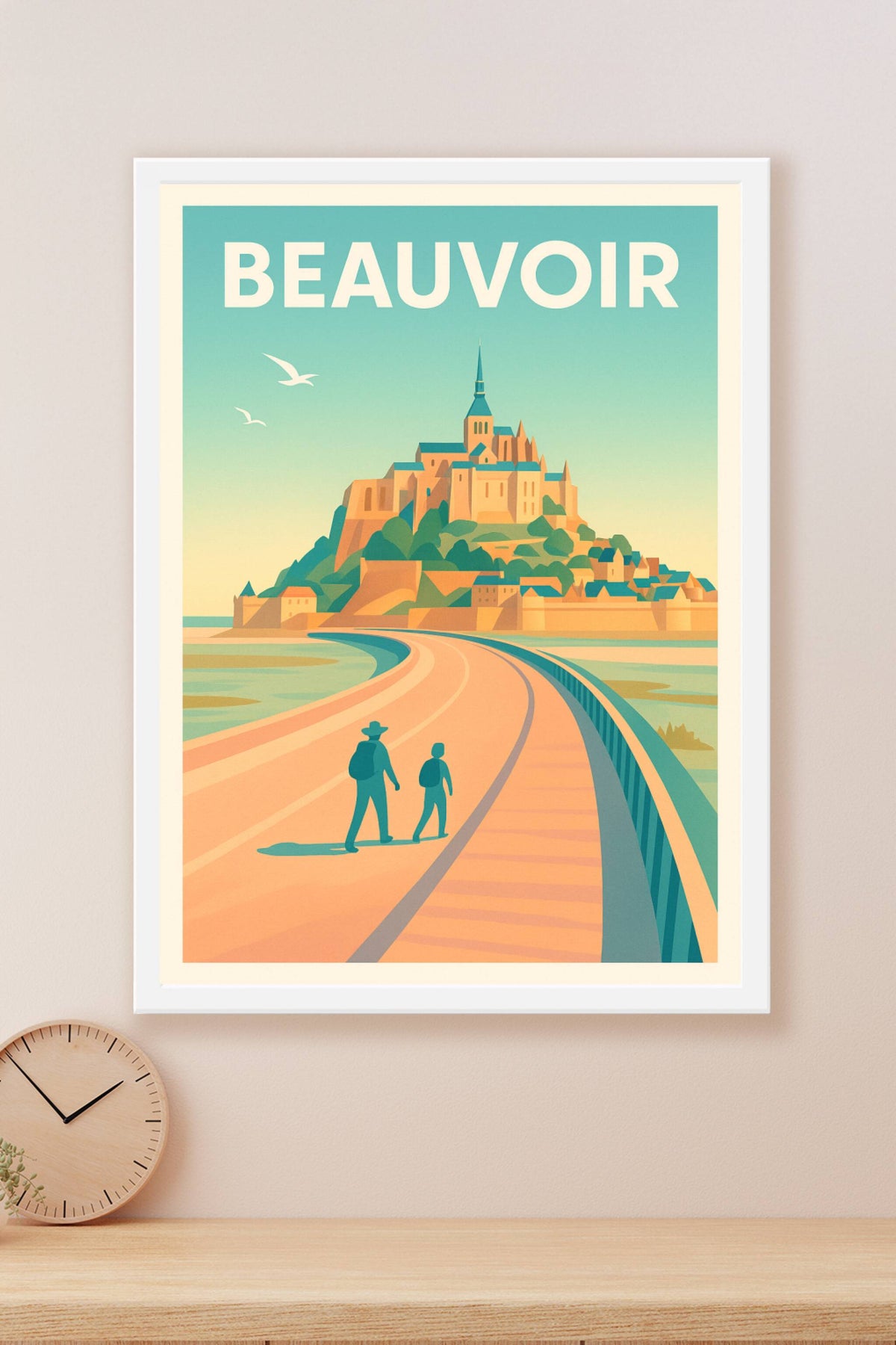 Affiche Beauvoir — Une entrée iconique vers l'aventure · poster d'art de Beauvoir