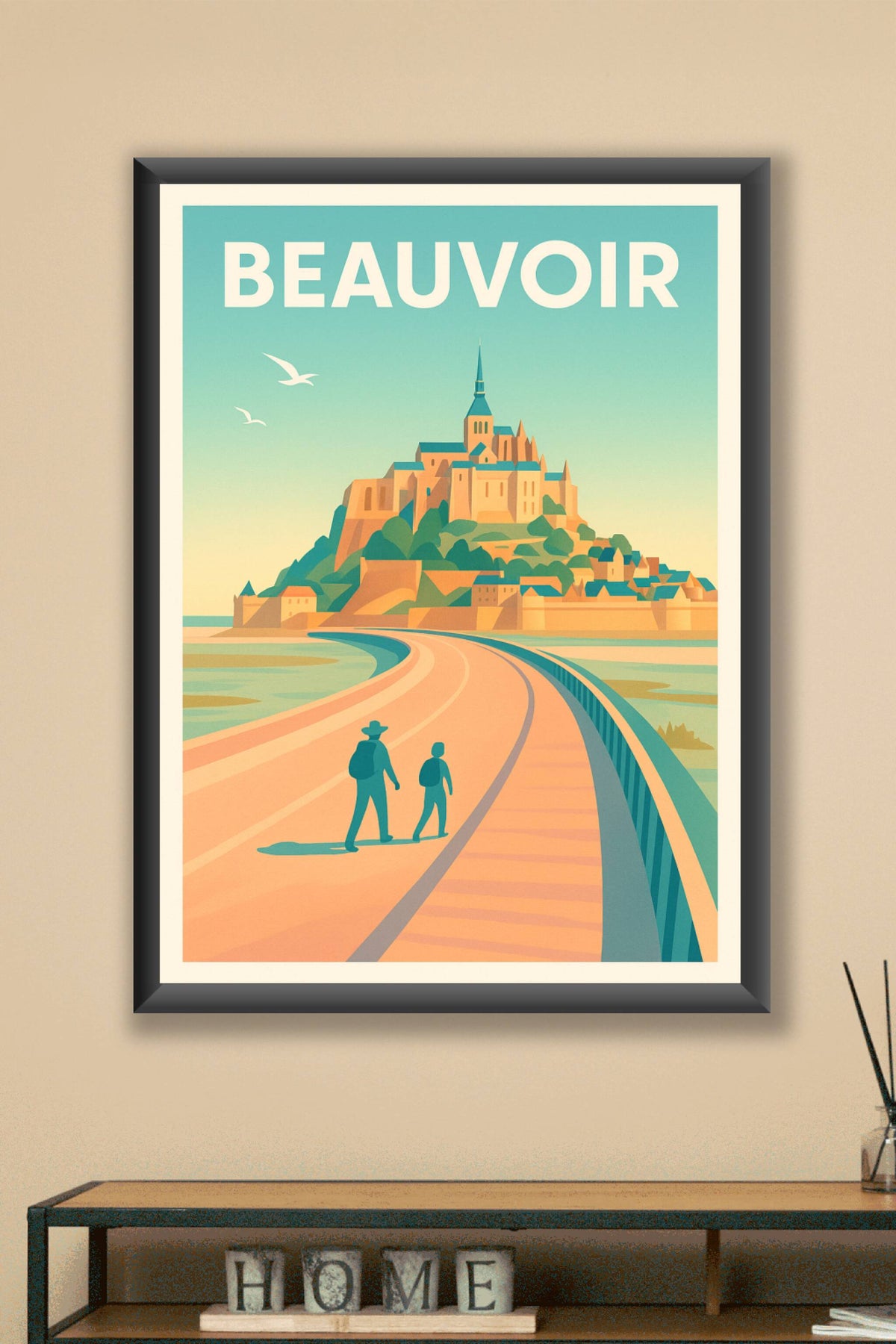 Affiche Beauvoir — Une entrée iconique vers l'aventure · poster d'art de Beauvoir