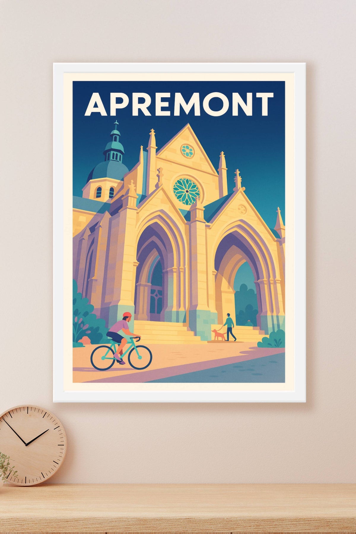Affiche Apremont — Harmonie architecturale et douceur de vivre · poster d'art de Apremont