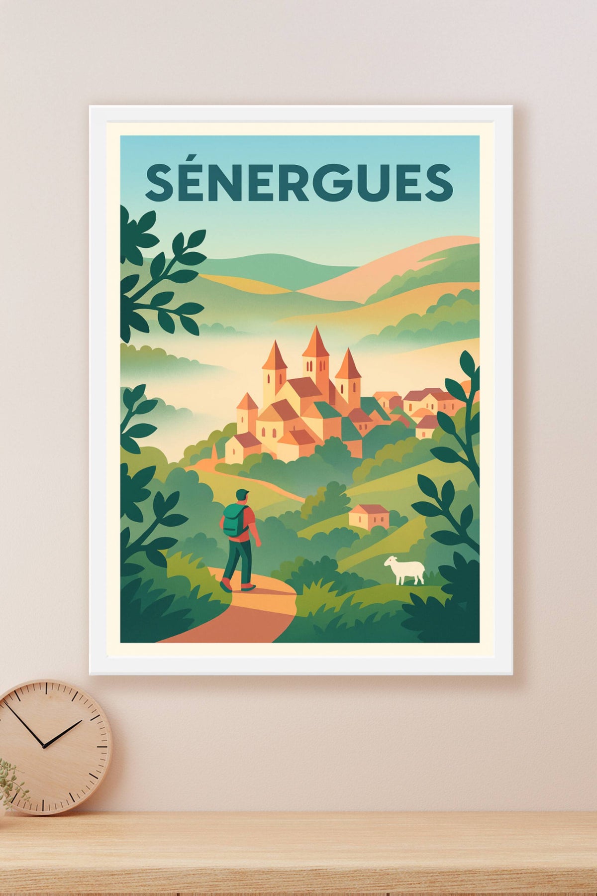 Affiche Sénergues — Invitation au voyage et à la nature · poster d'art de Sénergues