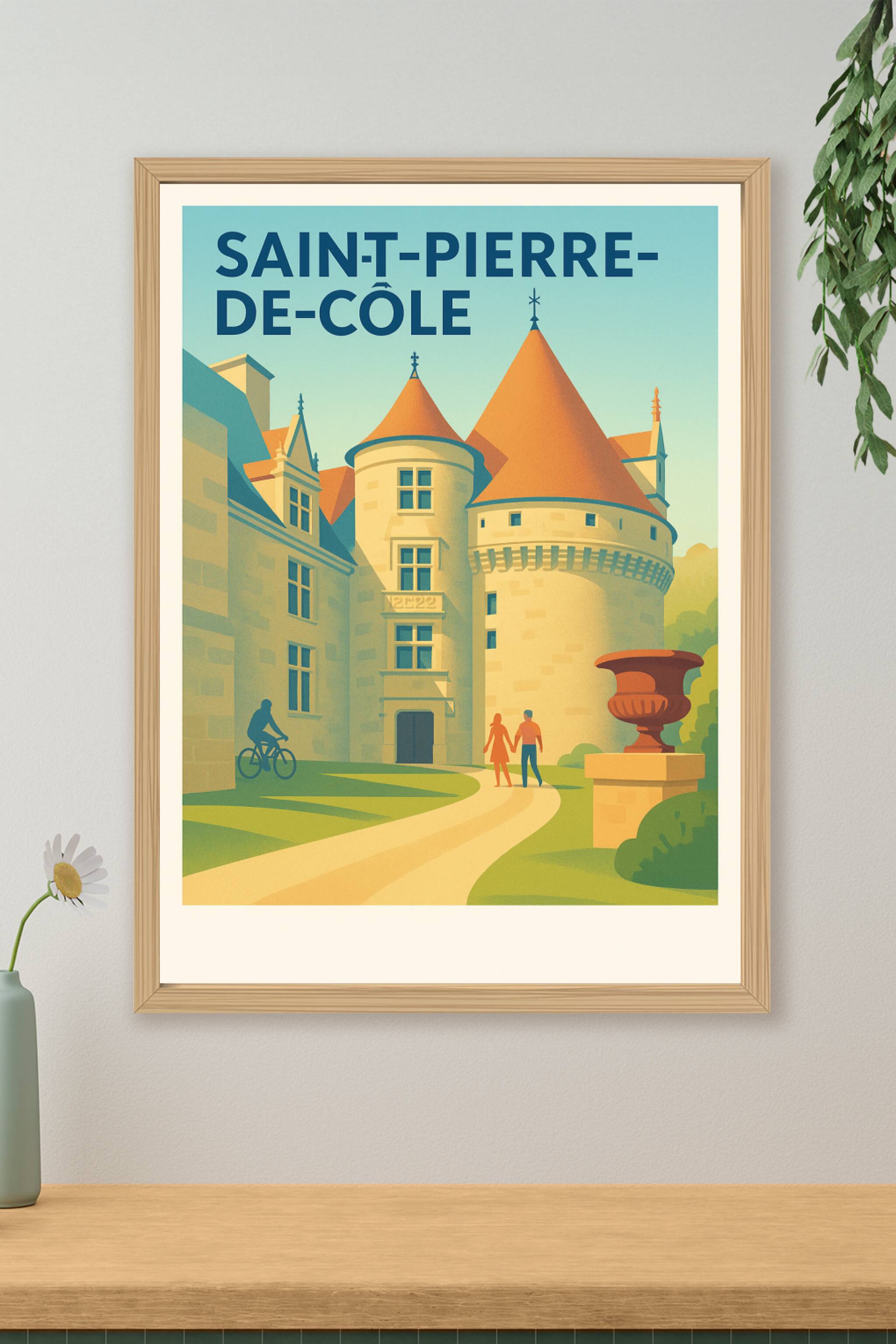 Affiche de Saint-Pierre-de-Côle - Charme et histoire au cœur du Périgord