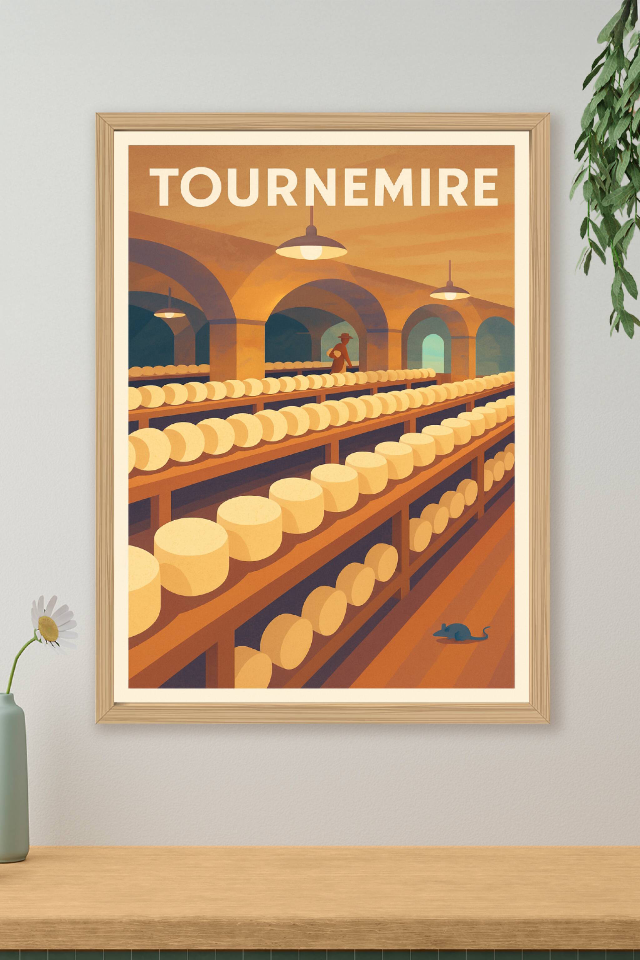 Affiche de Tournemire - L'univers du fromage envoûtant
