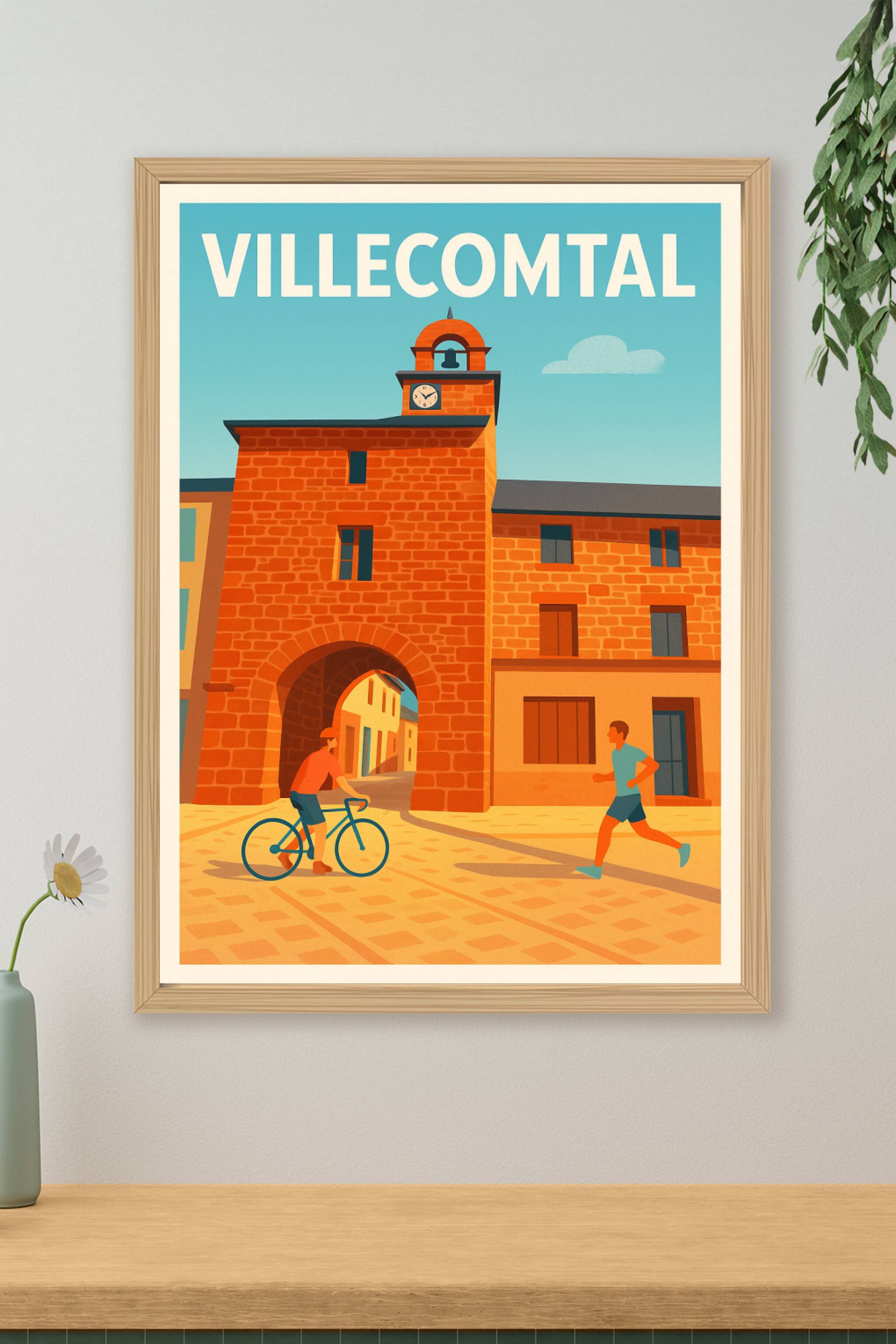 Affiche de Villecomtal - Charme et Dynamisme au Cœur du Village