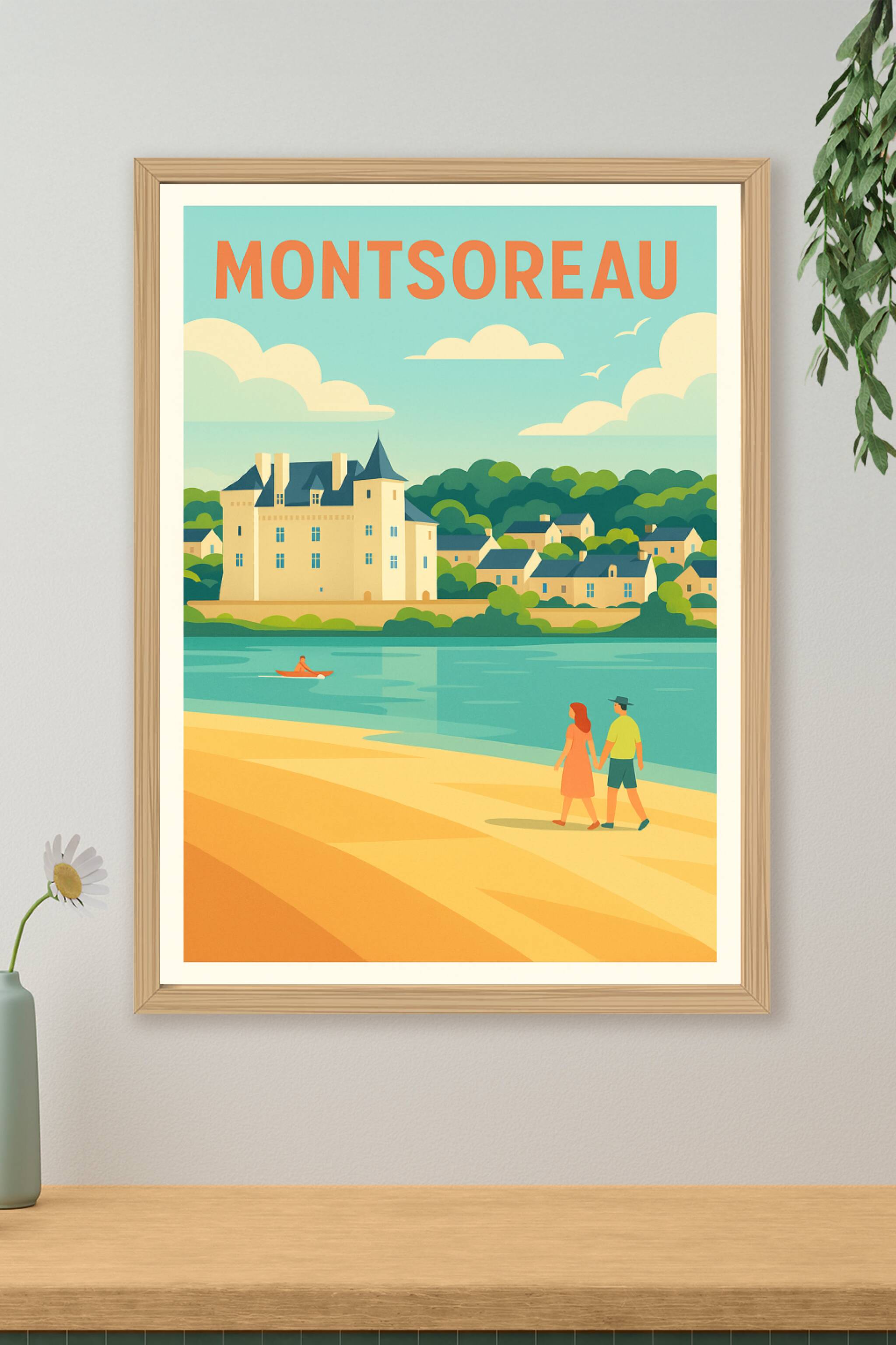 Affiche de Montsoreau - Romance et patrimoine au bord de la Loire
