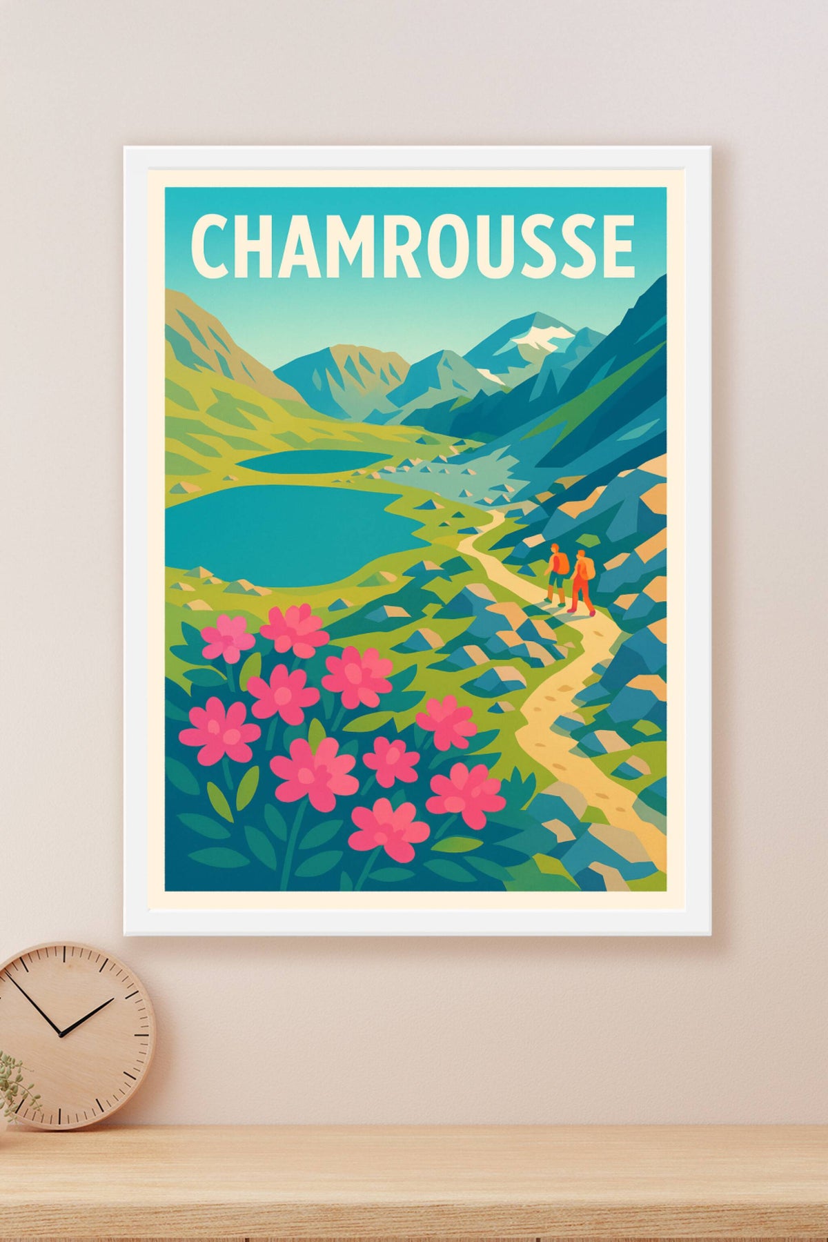 Affiche Chamrousse — Évasion Nature en Montagne · poster d'art de Chamrousse