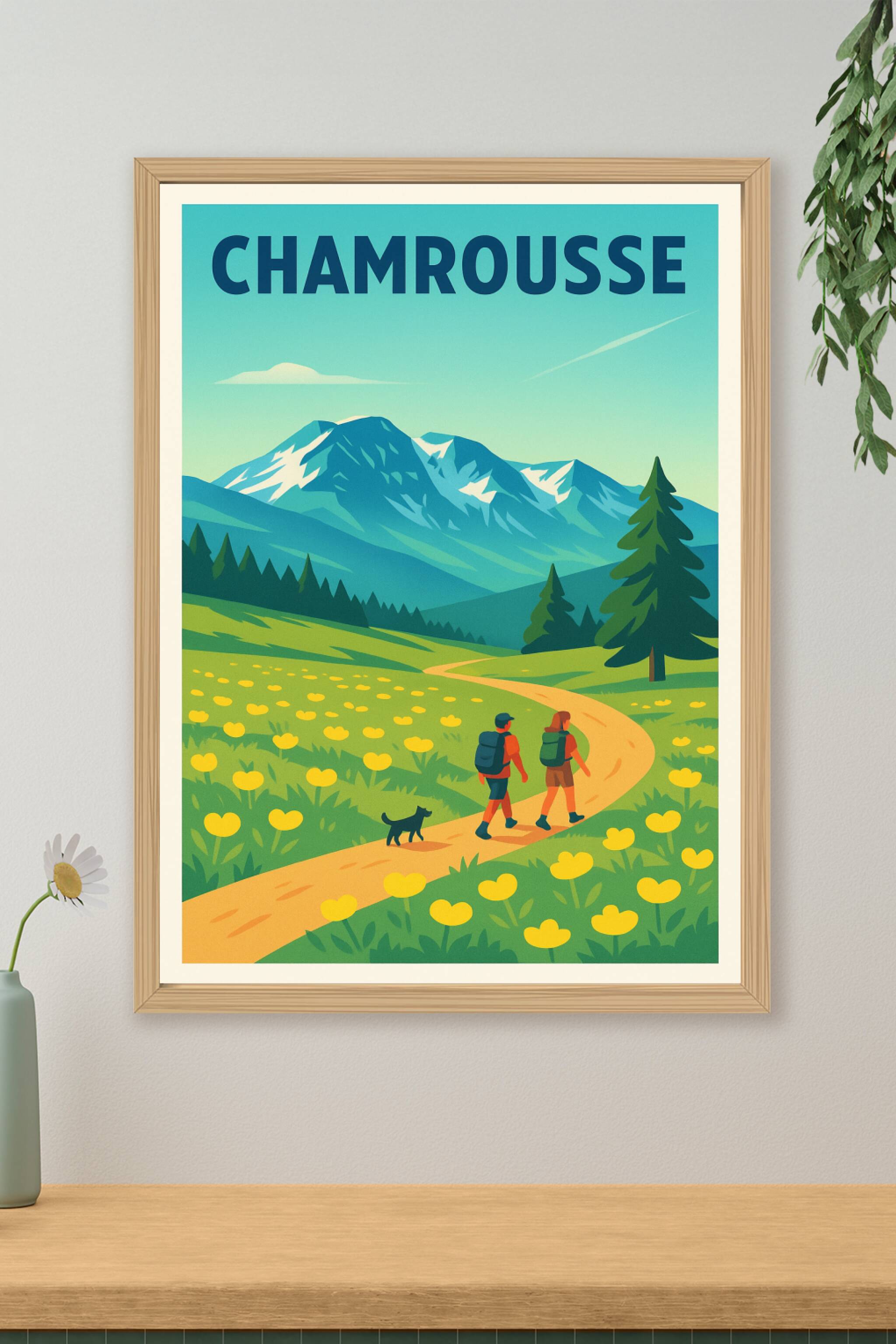Affiche de Chamrousse - Balade au cœur des montagnes fleuries