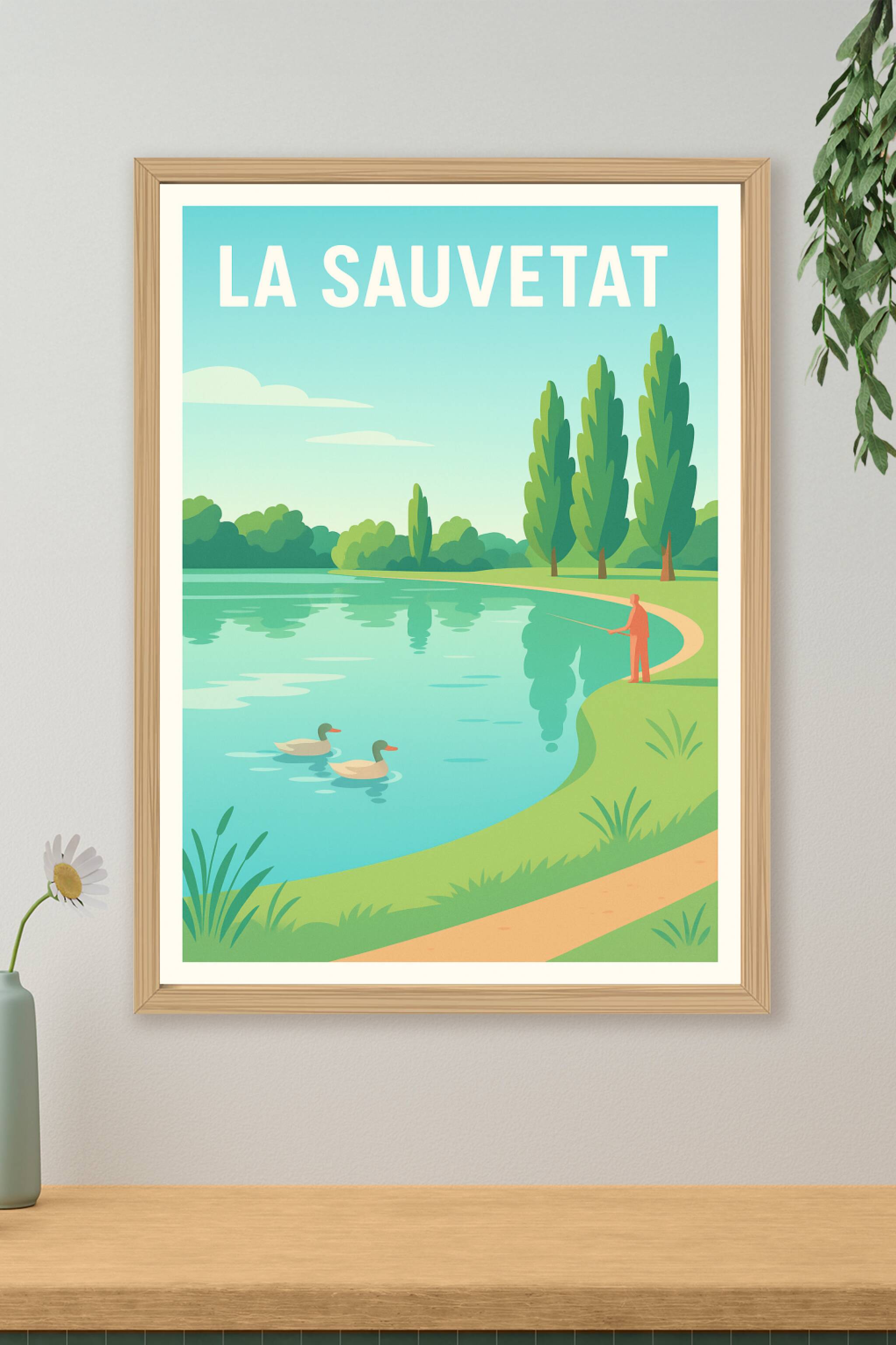 Affiche de La Sauvetat - Sérénité au bord de l'eau