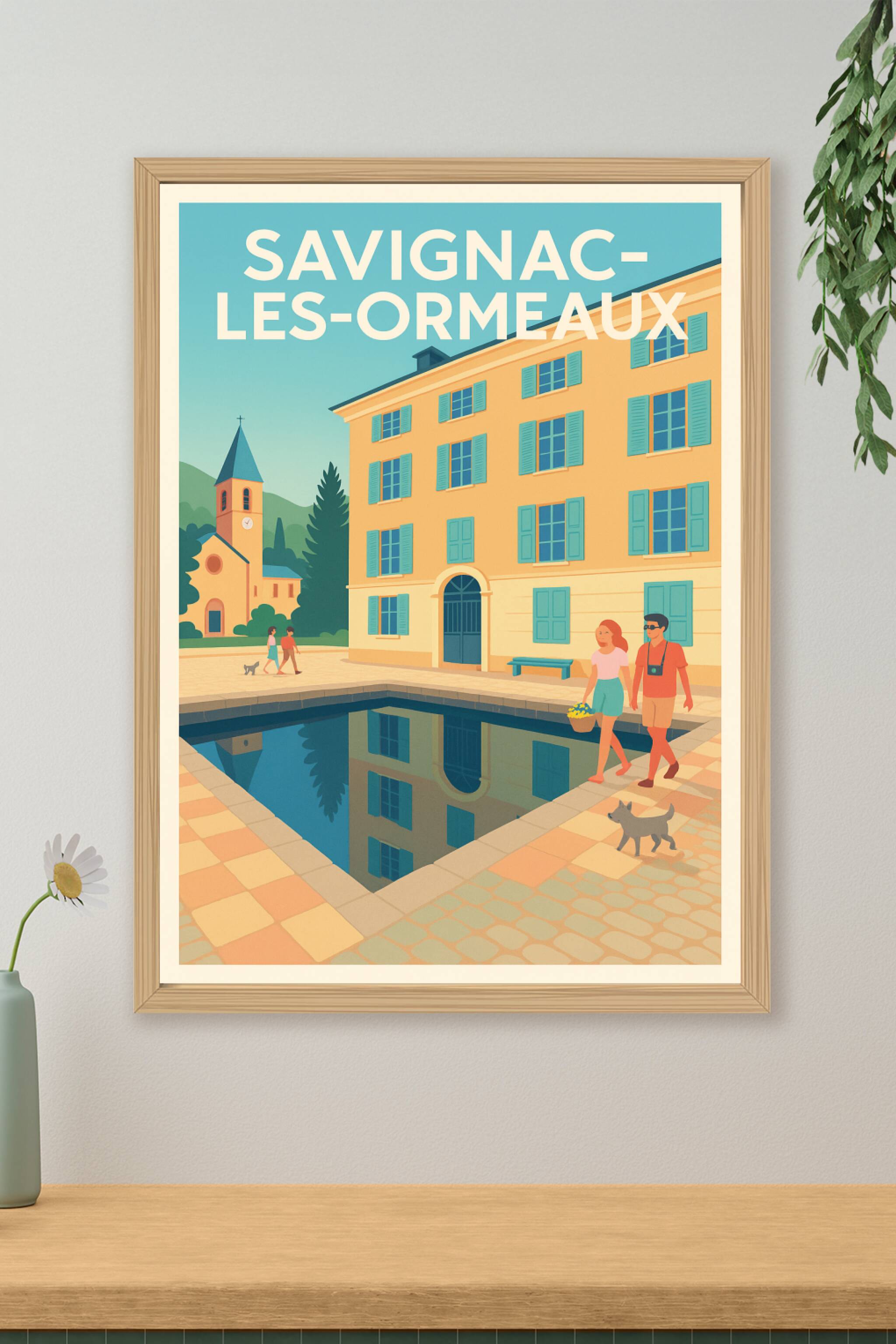 Affiche de Savignac-les-Ormeaux - Charme et sérénité en vallée